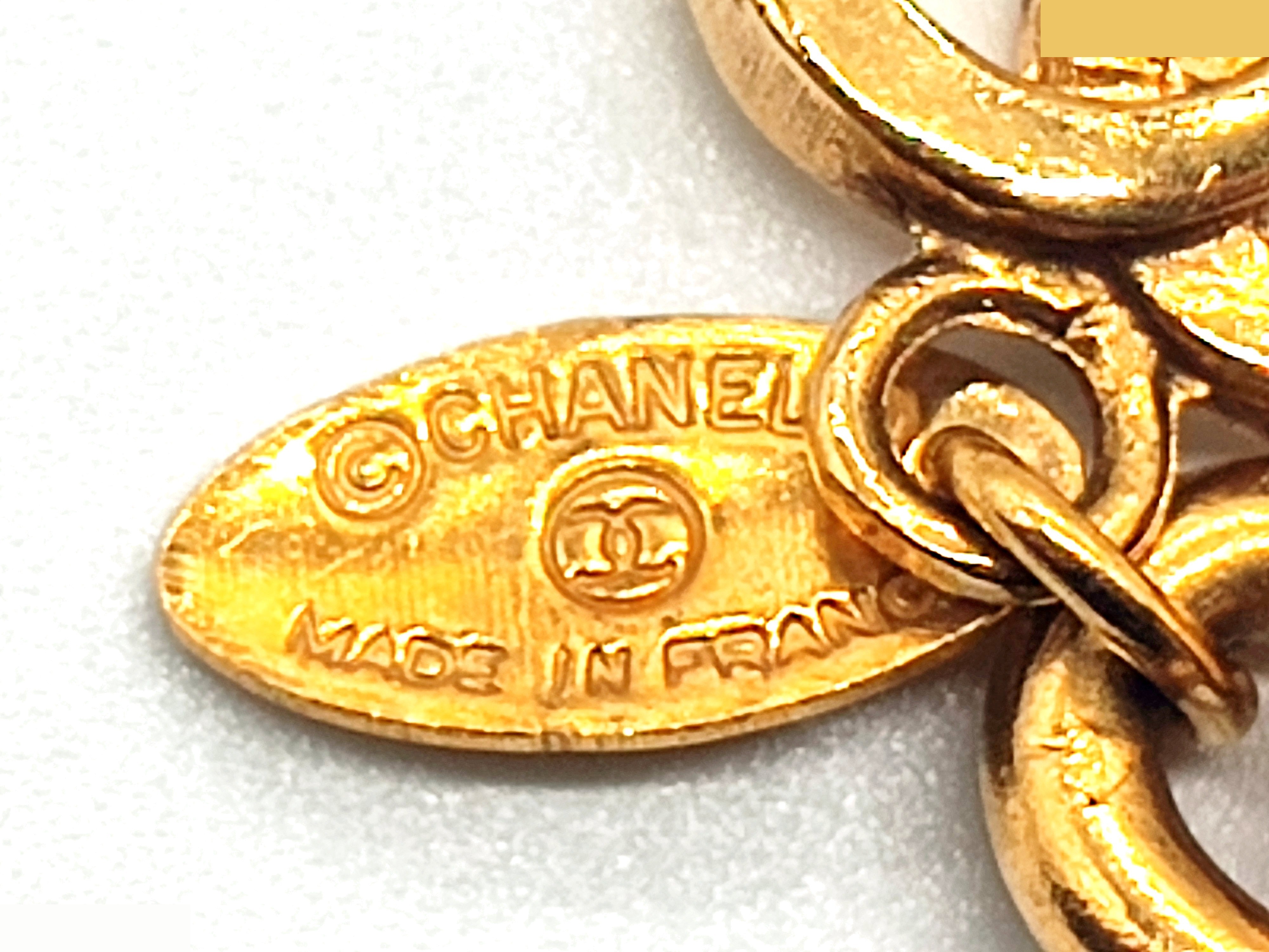 Double Coco Mark Matelassé Chain Belt, Chain approx. 74cm — view 2