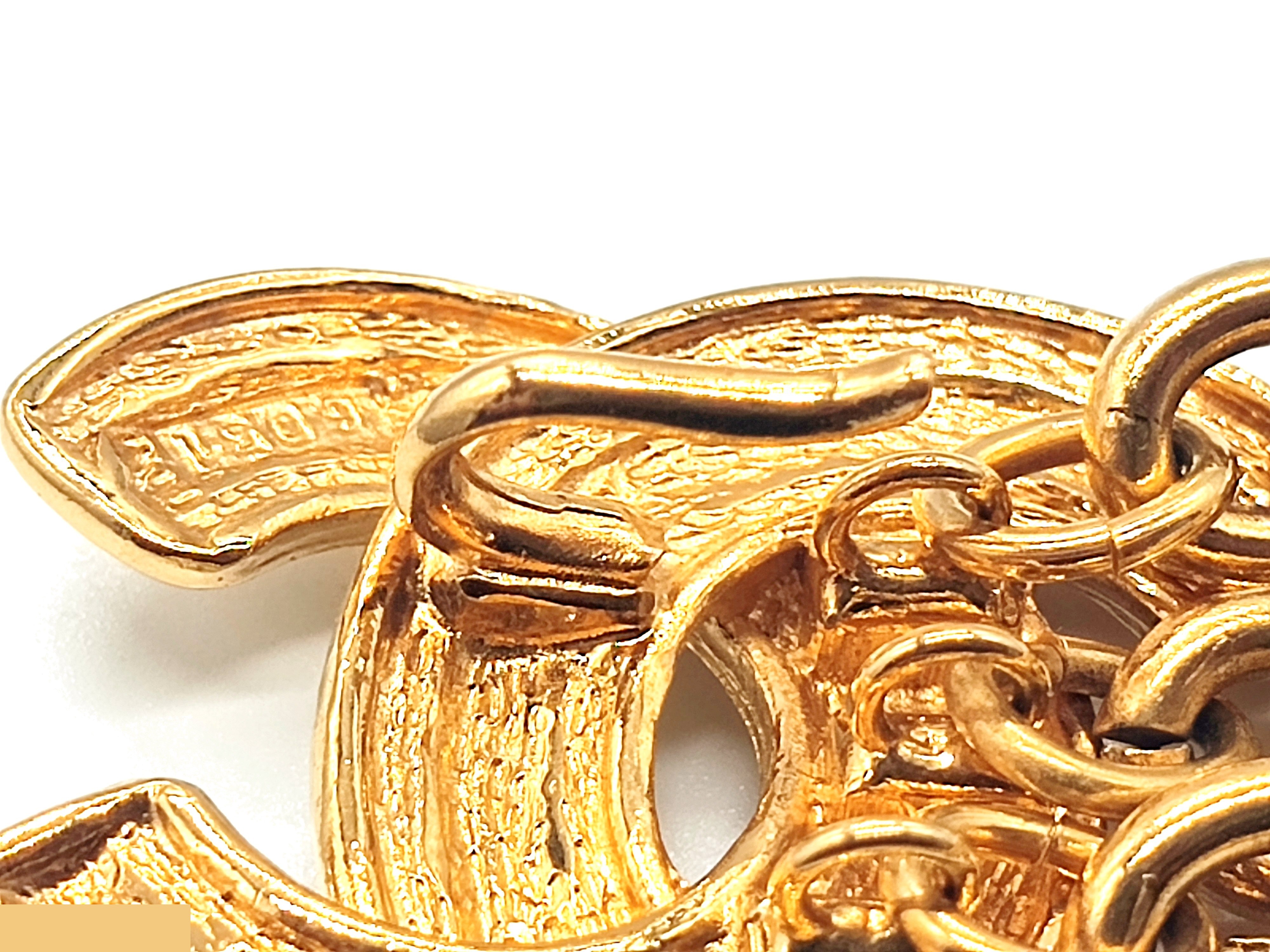 Double Coco Mark Matelassé Chain Belt, Chain approx. 74cm — view 12