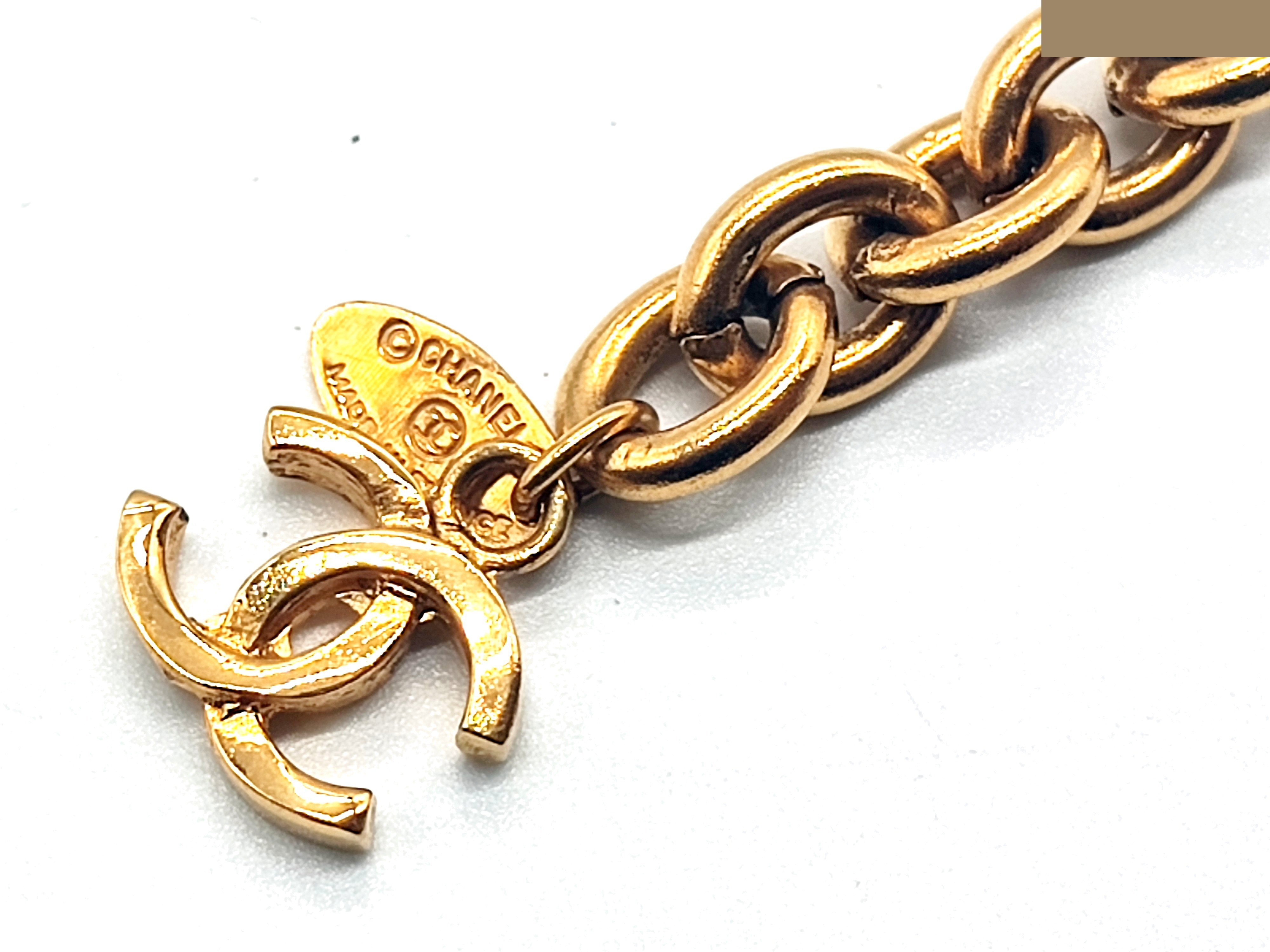 Double Coco Mark Matelassé Chain Belt, Chain approx. 74cm — view 3
