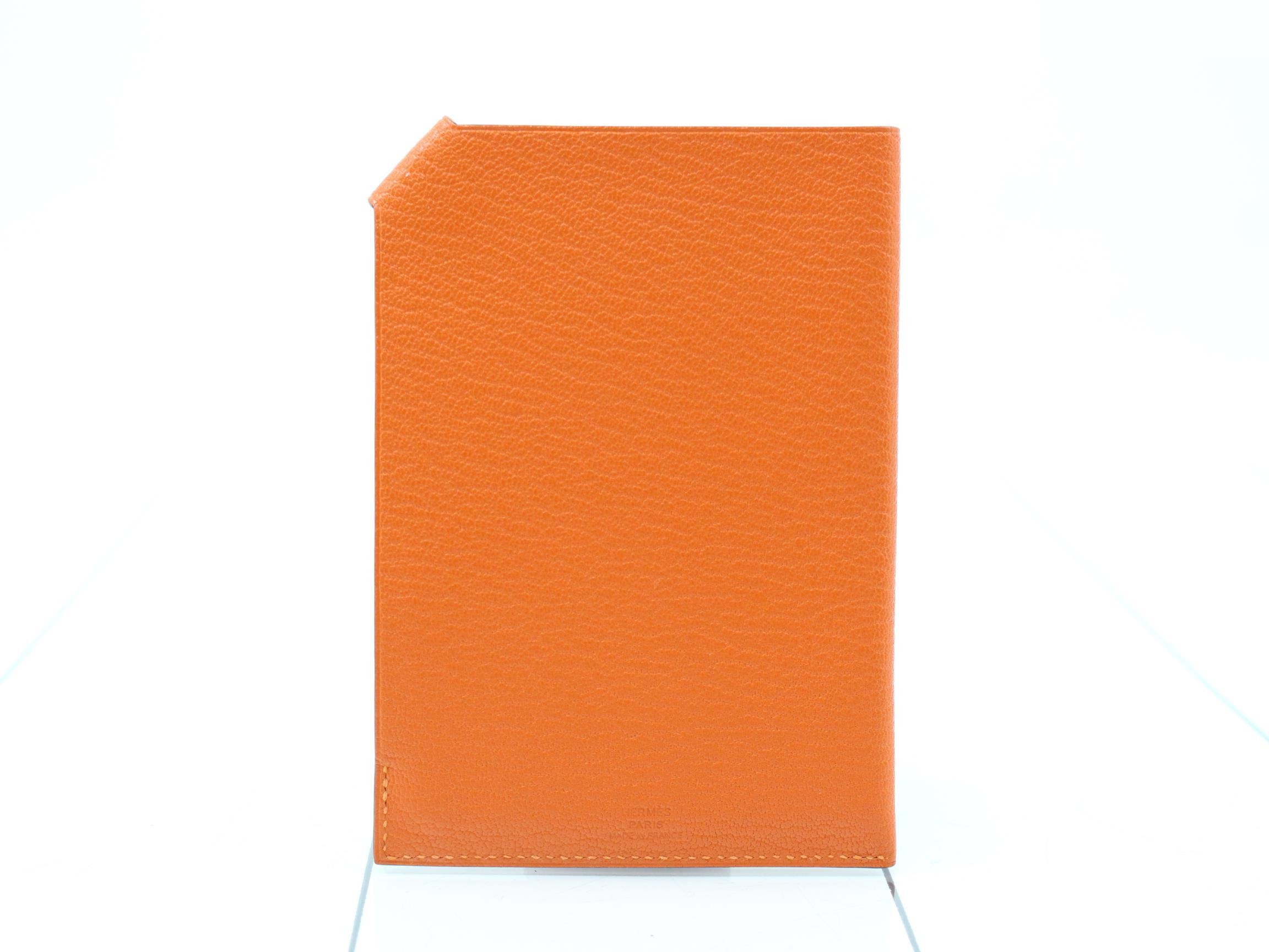 Q Tarmac PM Card Case Chevre Mysore Orange — view 2