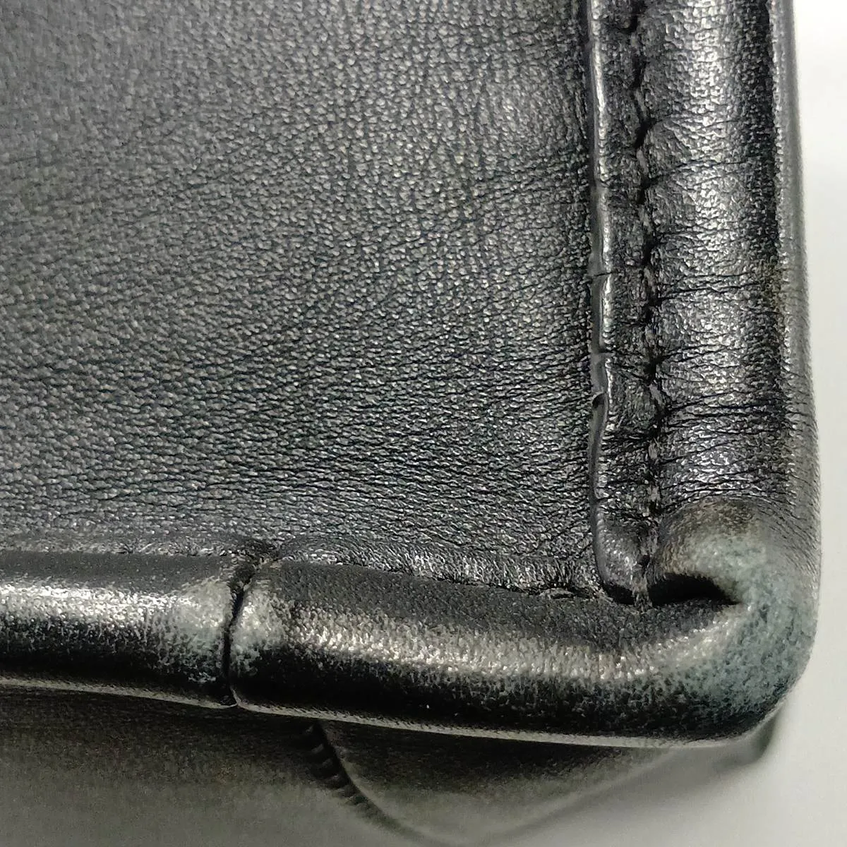 Book Tote Medium Leather Tote Bag, Black — view 11