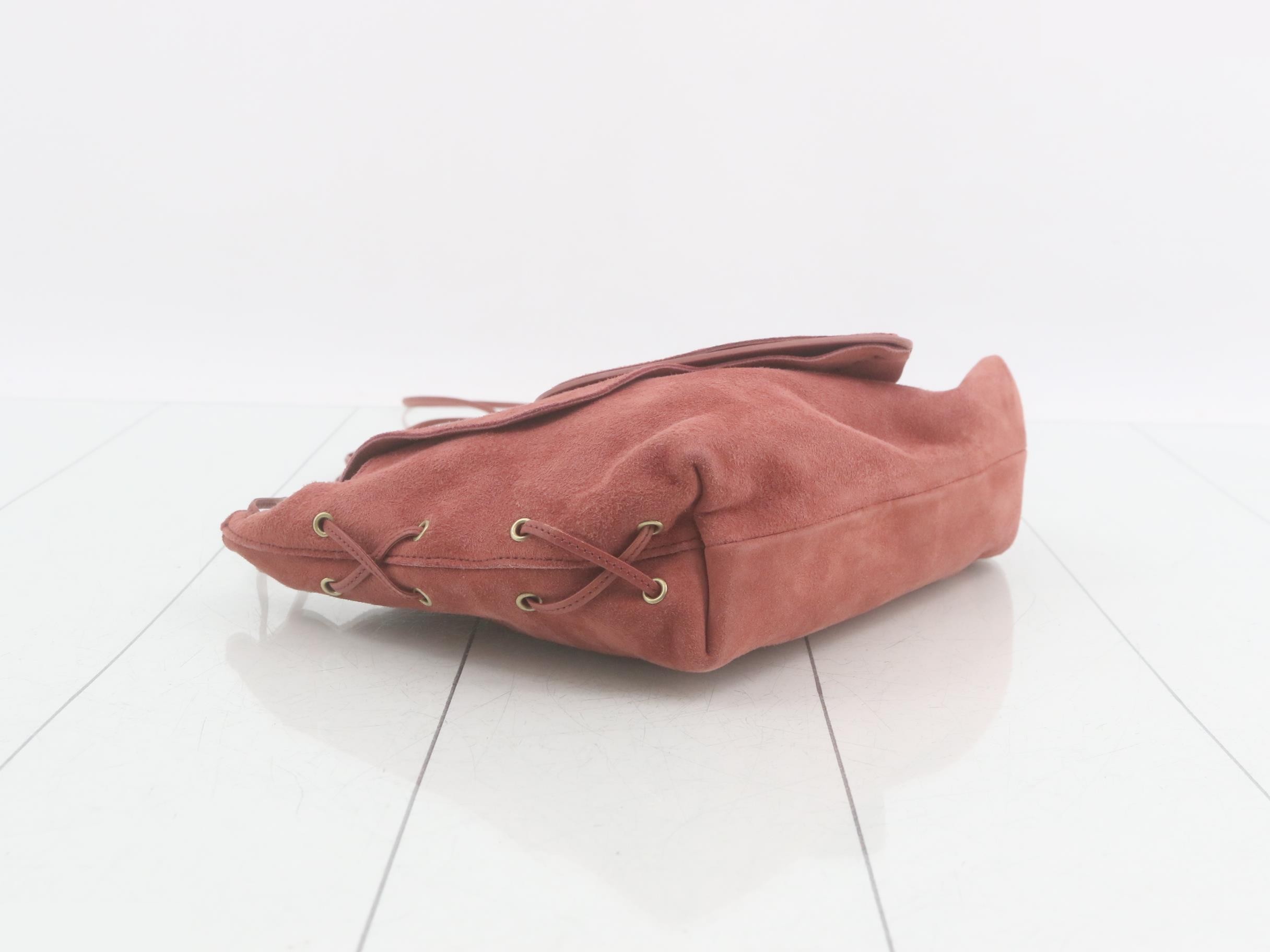 Suede heart shoulder bag — view 5