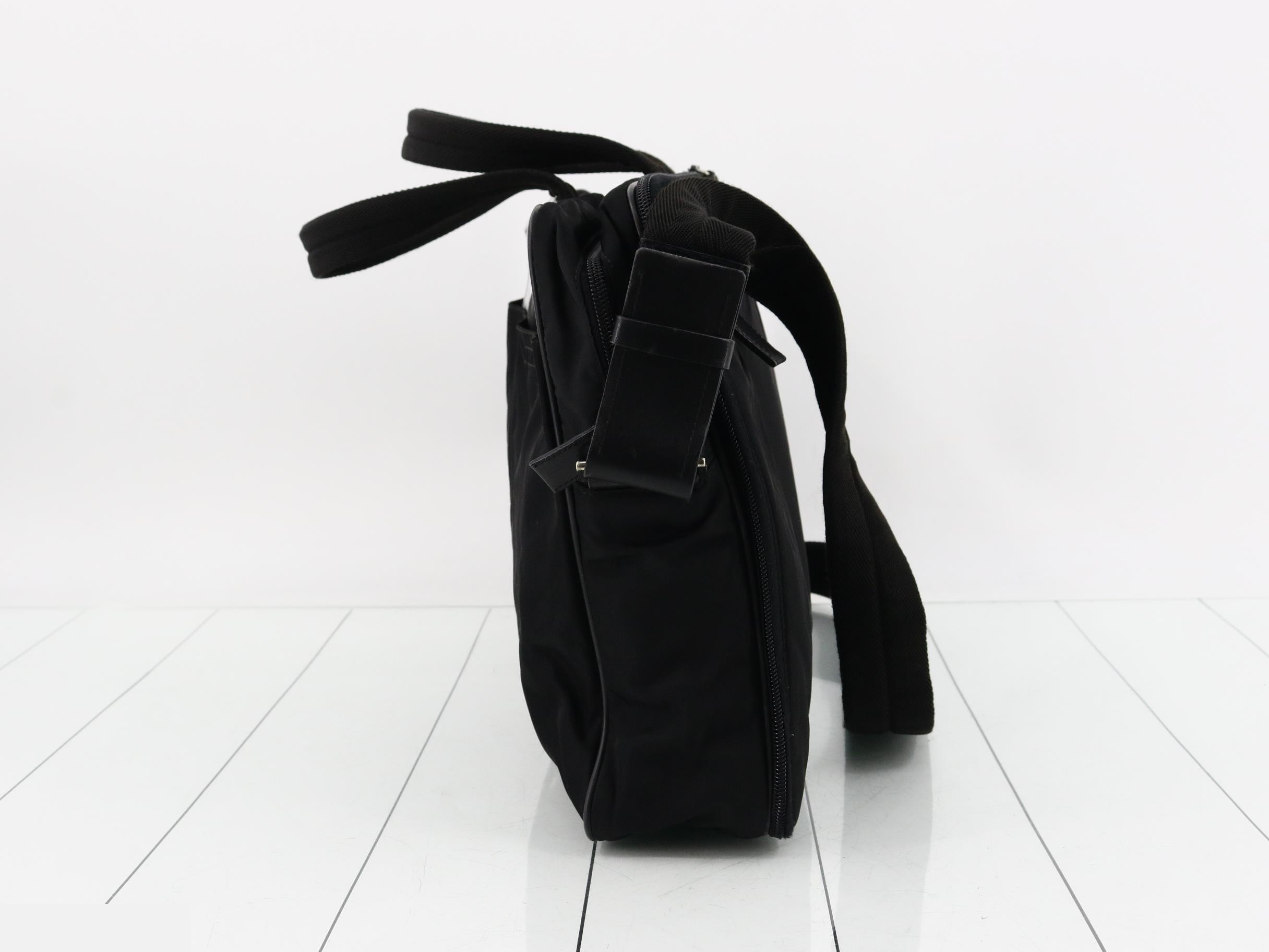 2-way bag, nylon, black — view 3