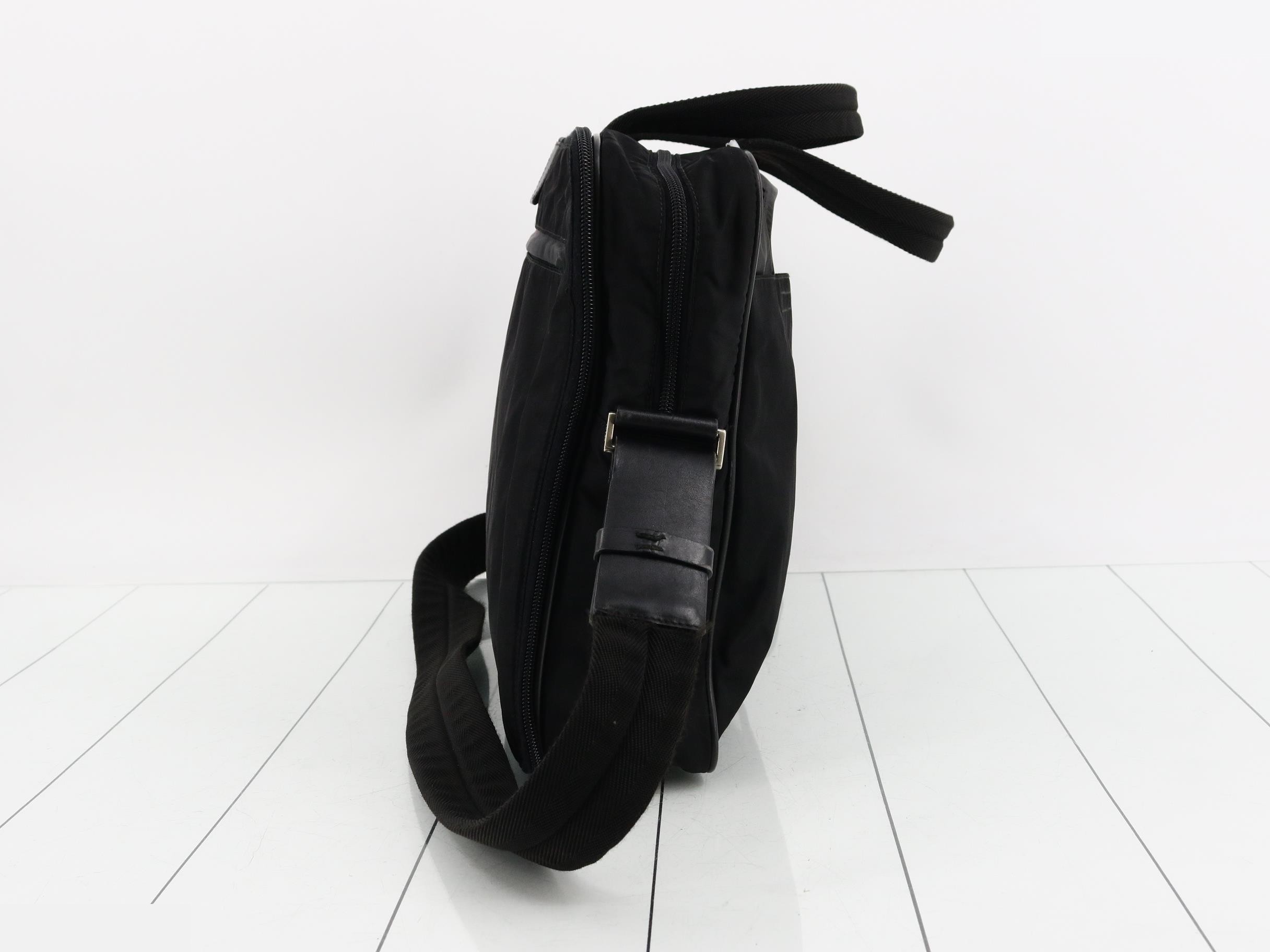2-way bag, nylon, black — view 4
