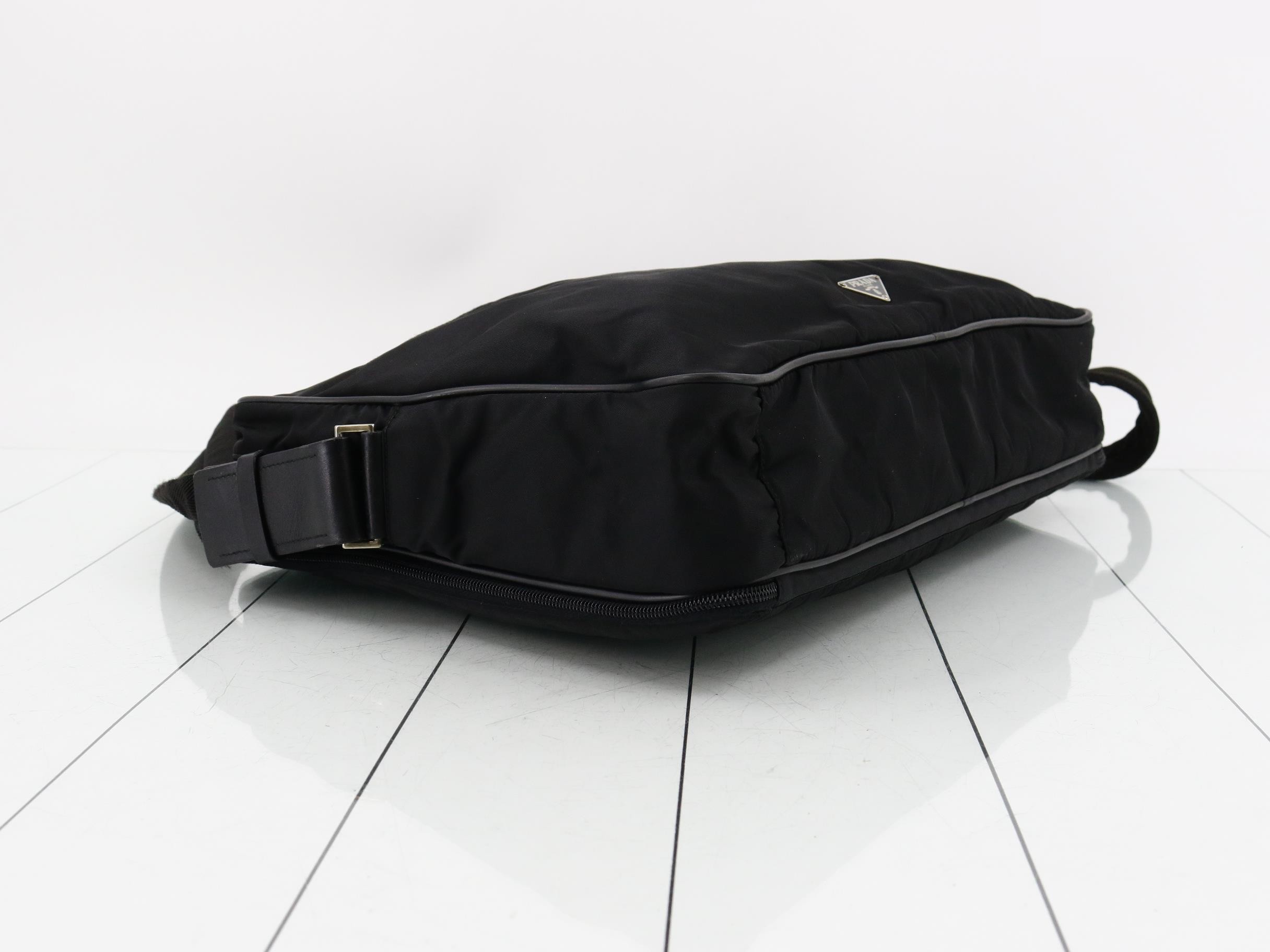 2-way bag, nylon, black — view 5