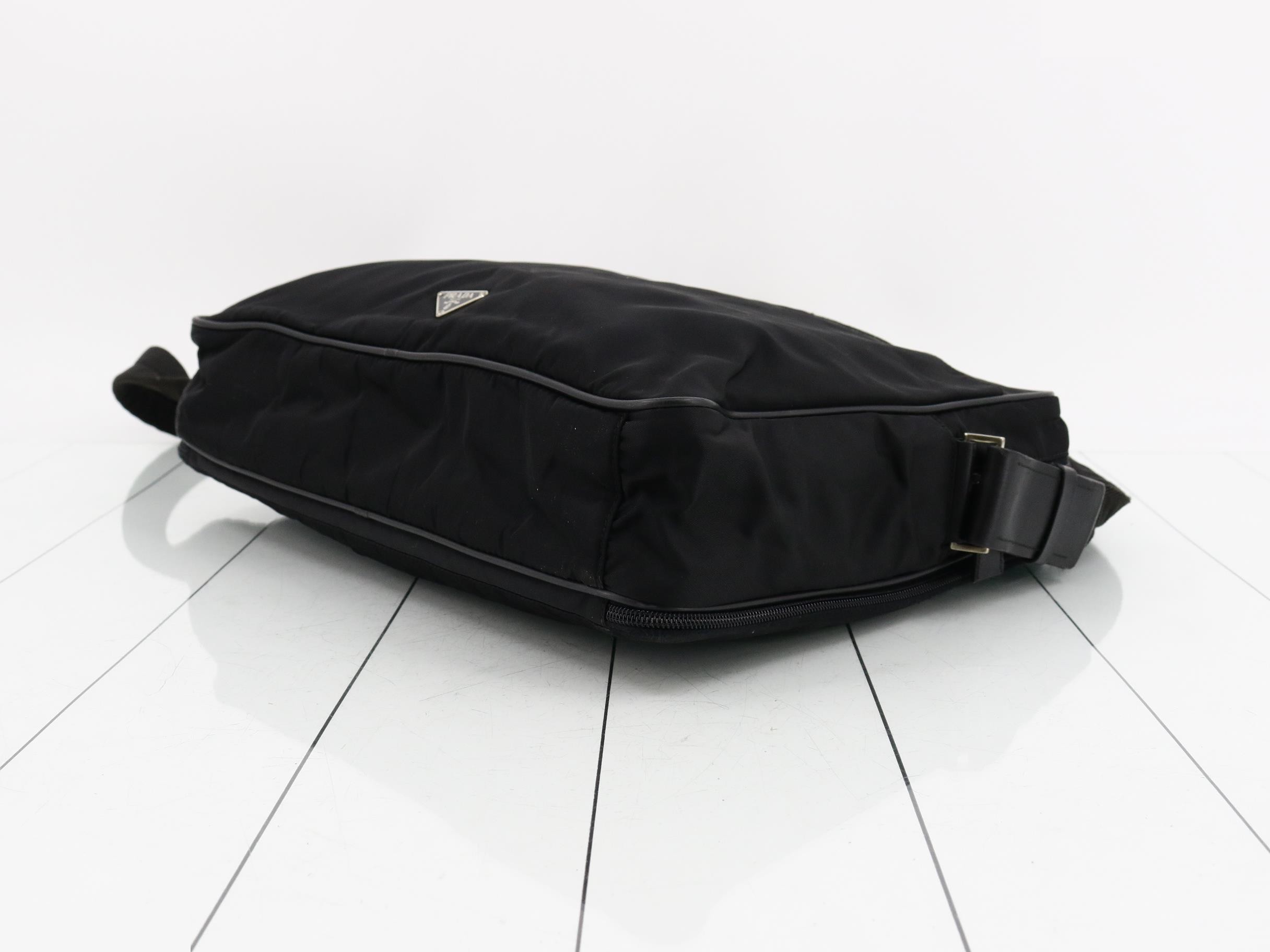 2-way bag, nylon, black — view 6