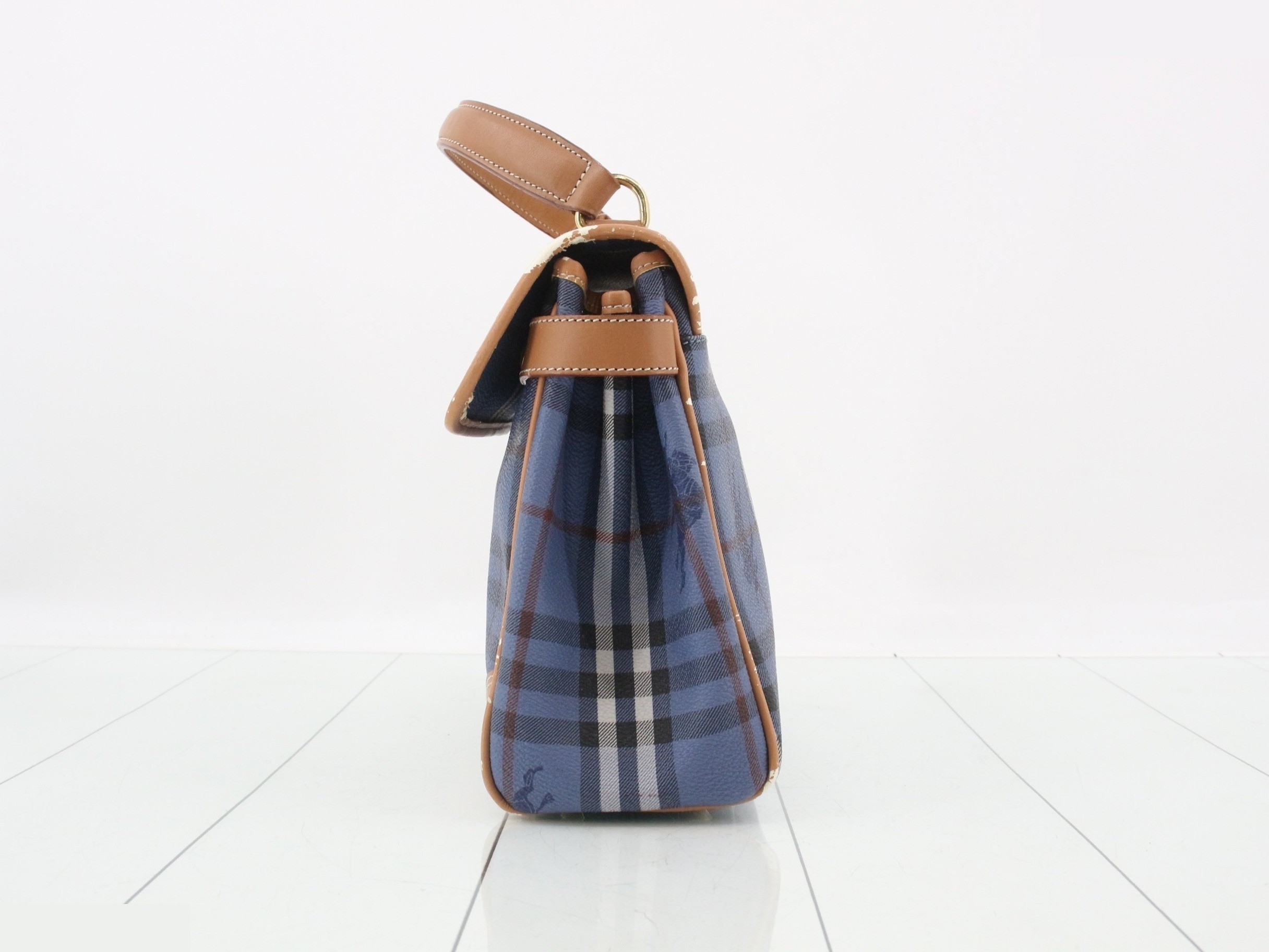 Nova Check handbag, blue — view 3