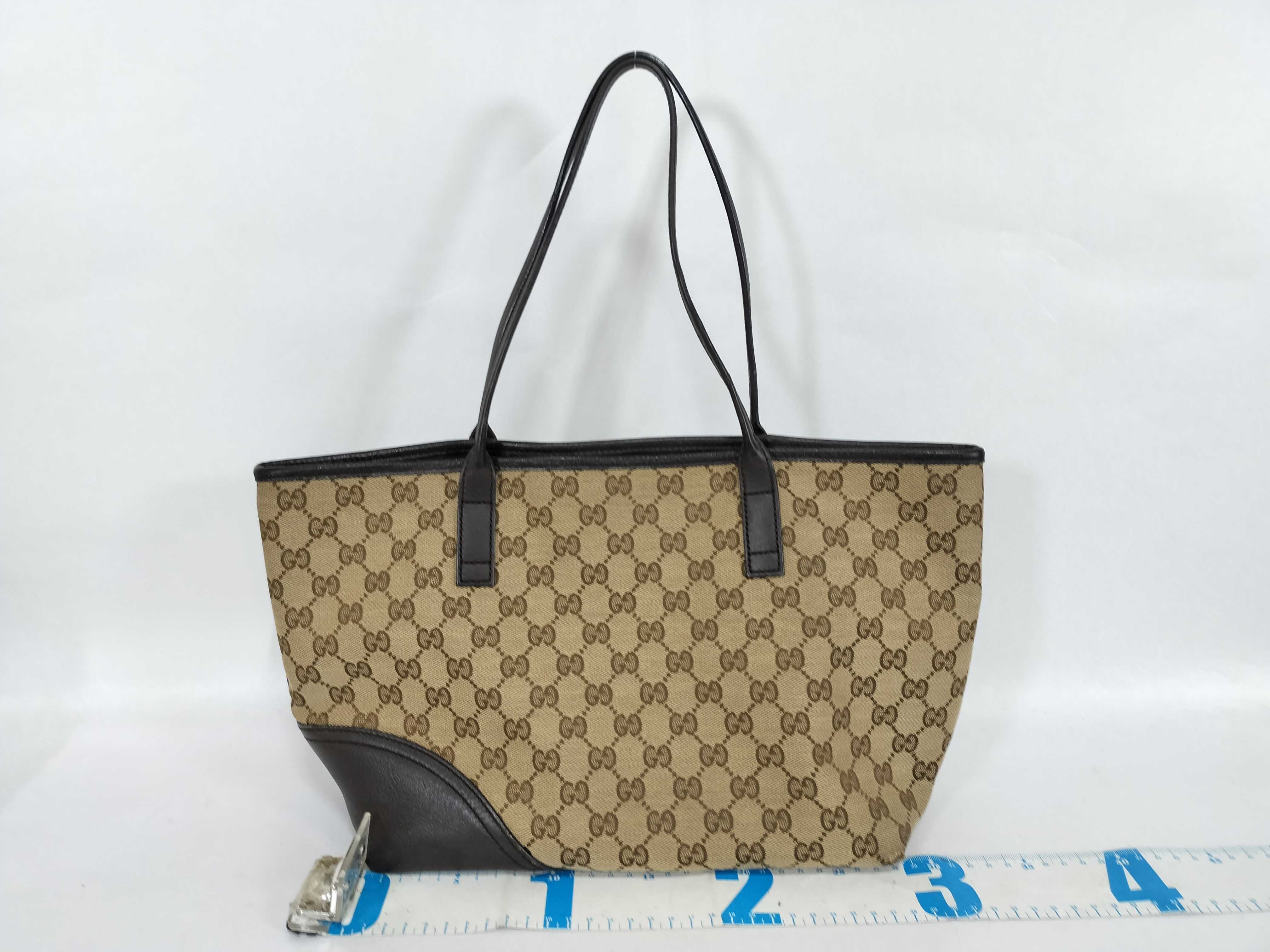 GG canvas Gucci Newbrid GG canvas logo metal fittings tote bag — view 2