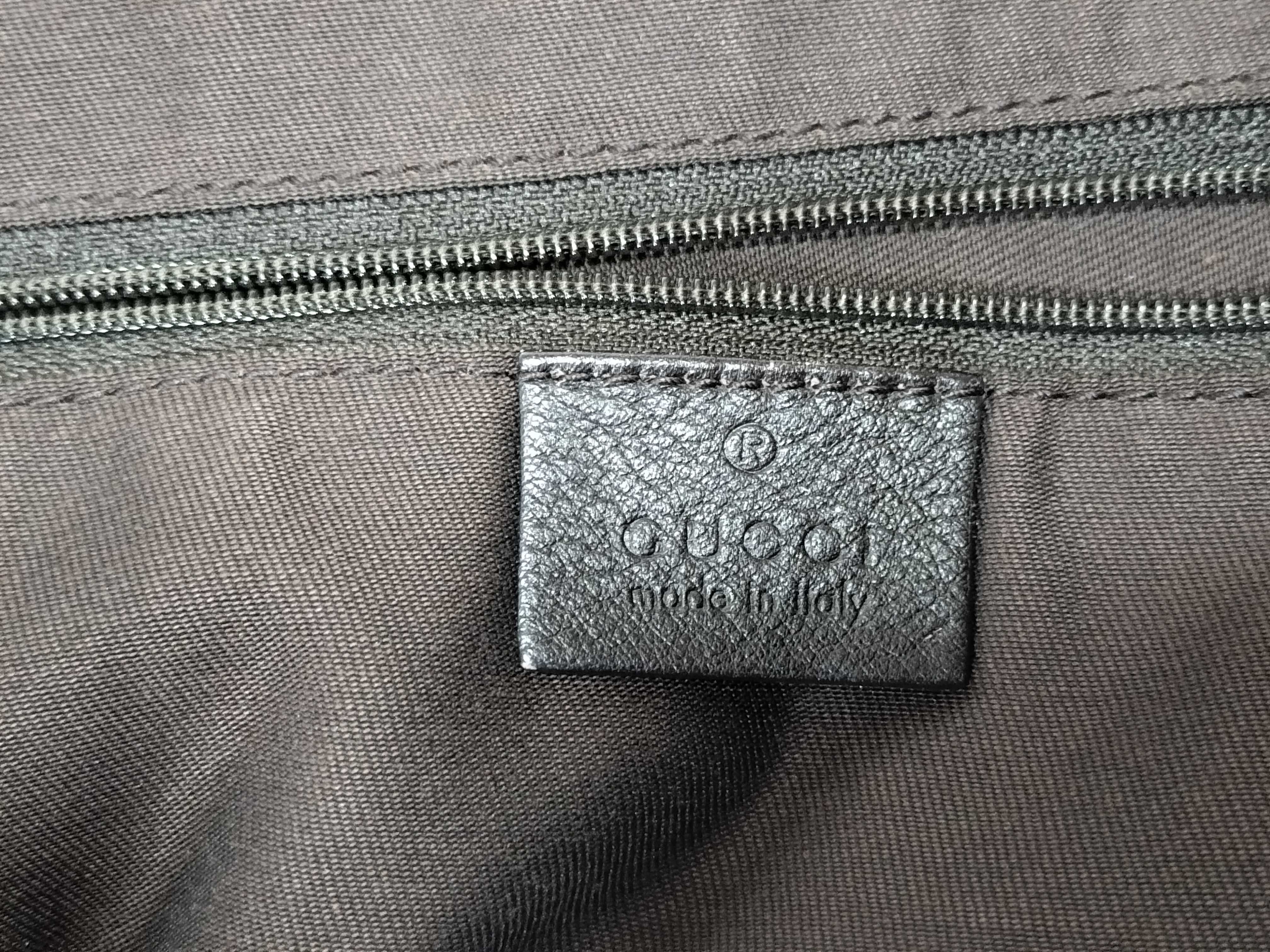 GG canvas Gucci Newbrid GG canvas logo metal fittings tote bag — view 12