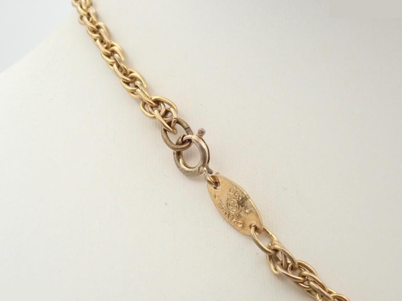 Coco Double-Pendant Gold Necklace, Neck Circumference Approx. 39cm — view 2