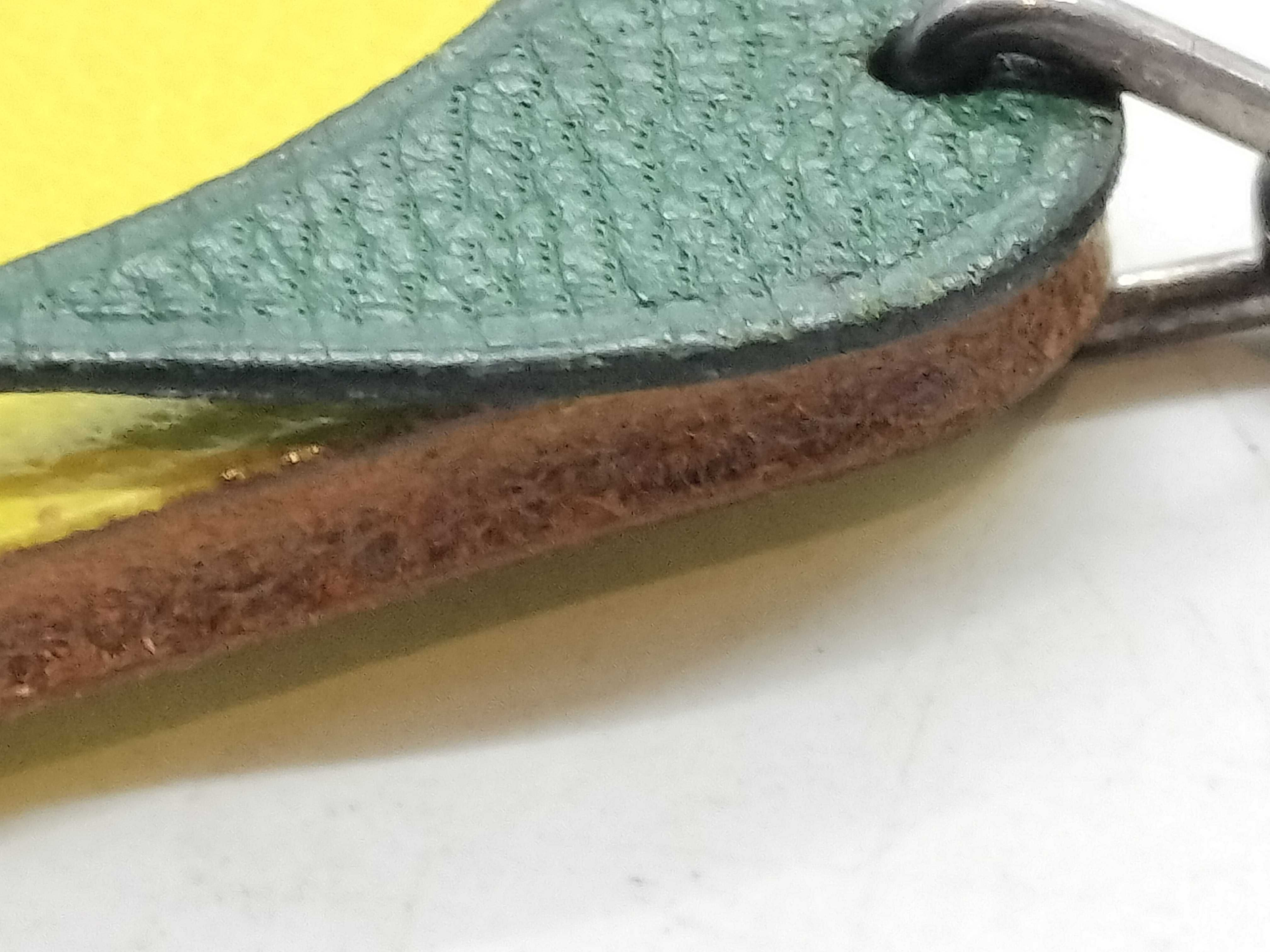 Lemon Motif Charm 925 Key Case/Key Chain — view 4