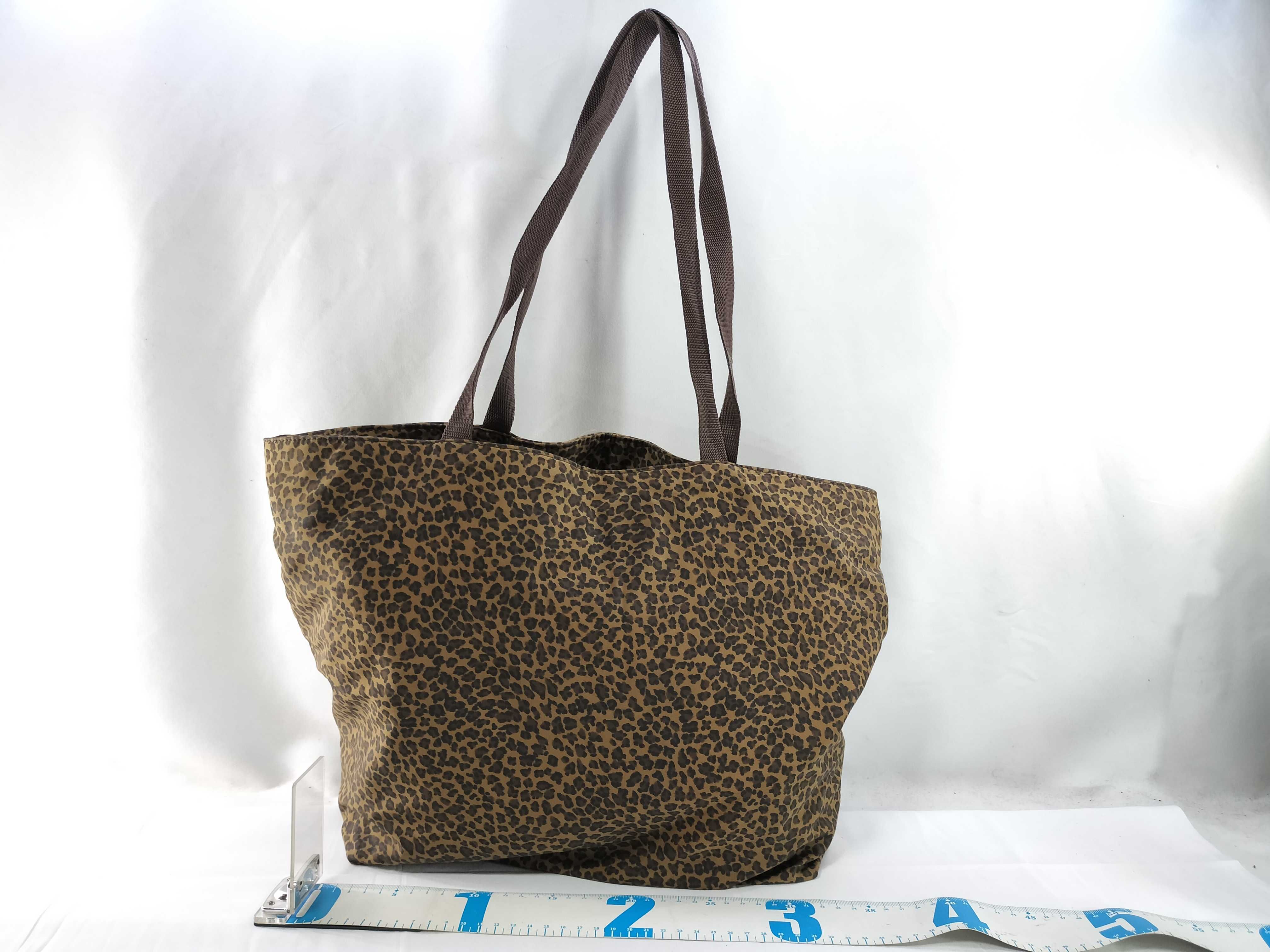 Leopard Print Nylon Tote Bag — view 2