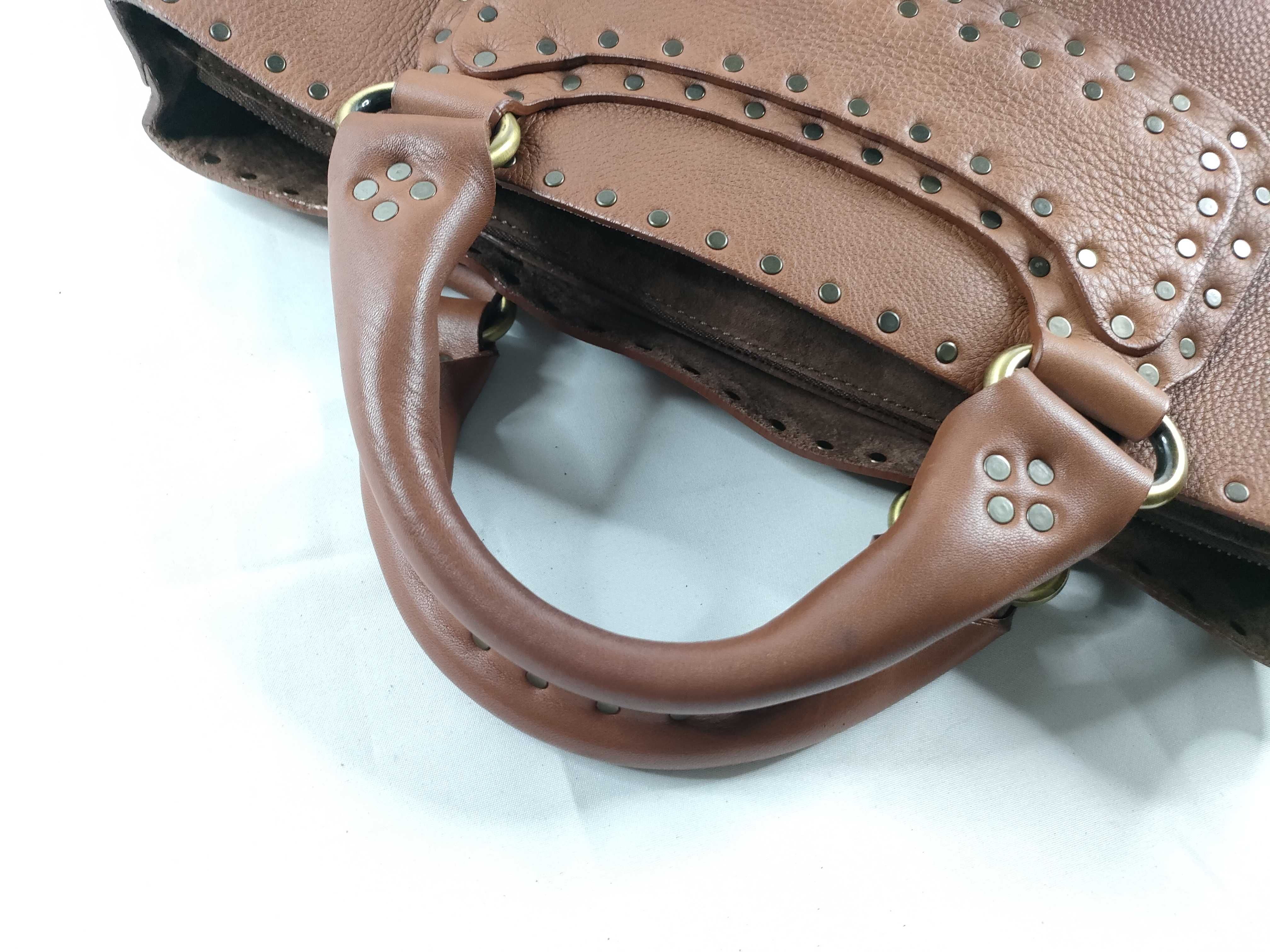 Studded Boogie Leather Handbag — view 6