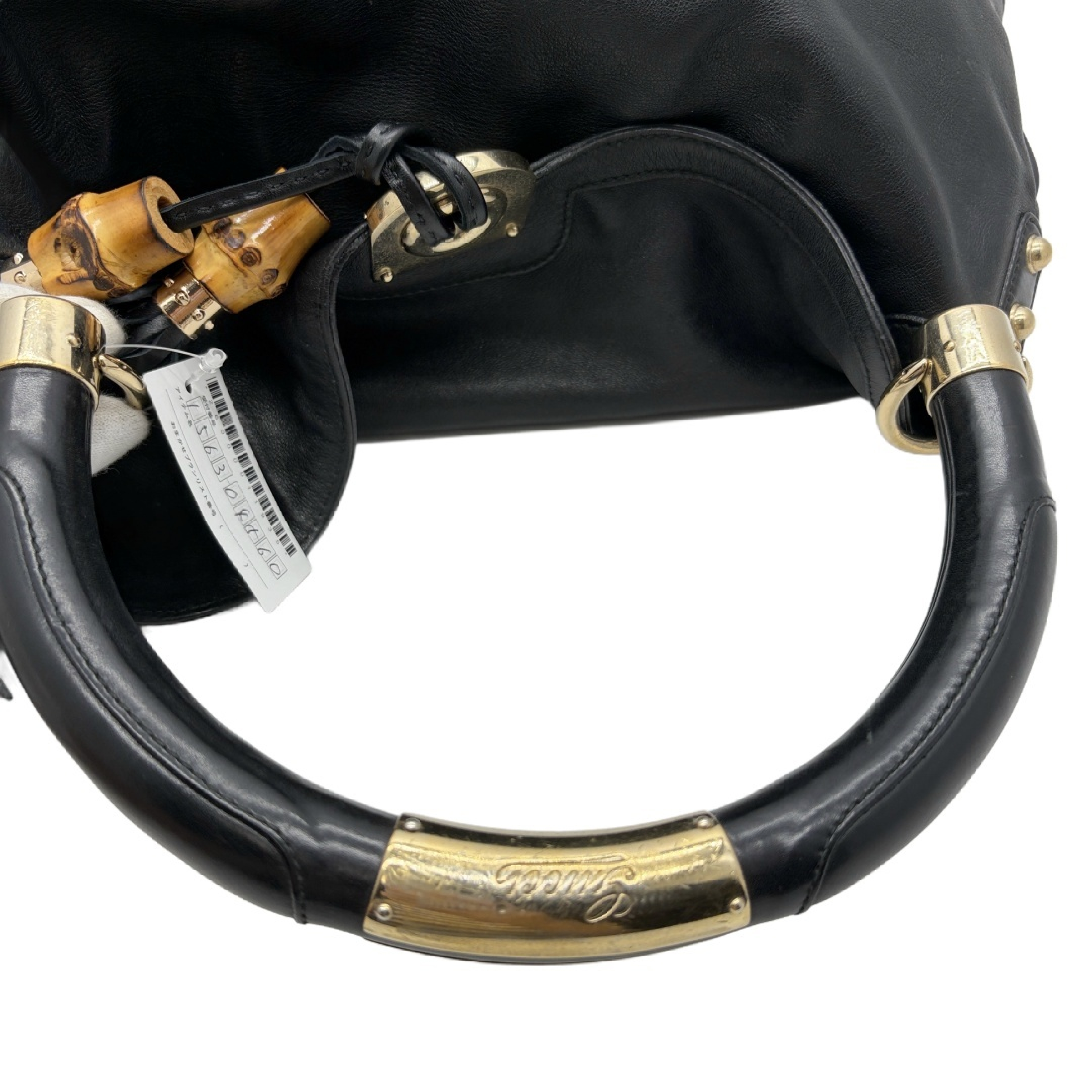 Indy Bamboo Tassel Leather Handbag — view 8