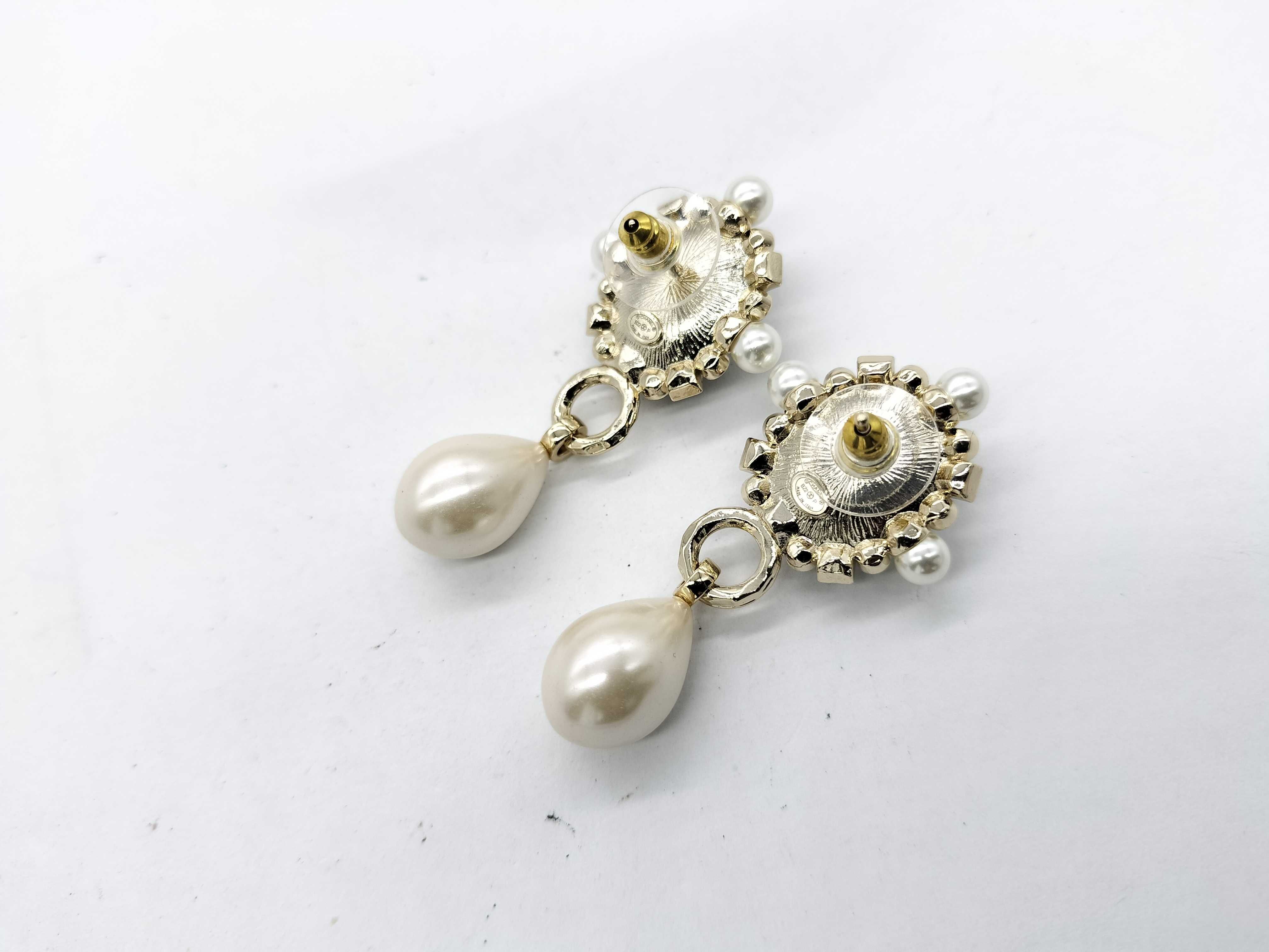 Coco Mark B22 P Faux Pearl Coco Mark Earrings — view 3