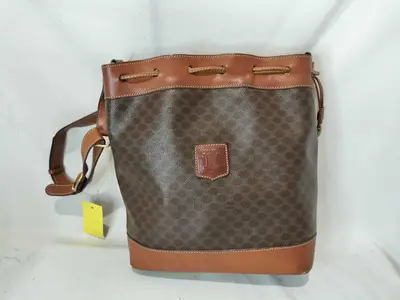 Macadam Drawstring Shoulder Bag