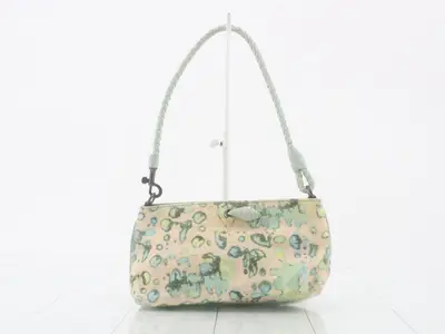 Intrecciato Canvas All-Over Pattern Accessory Pouch