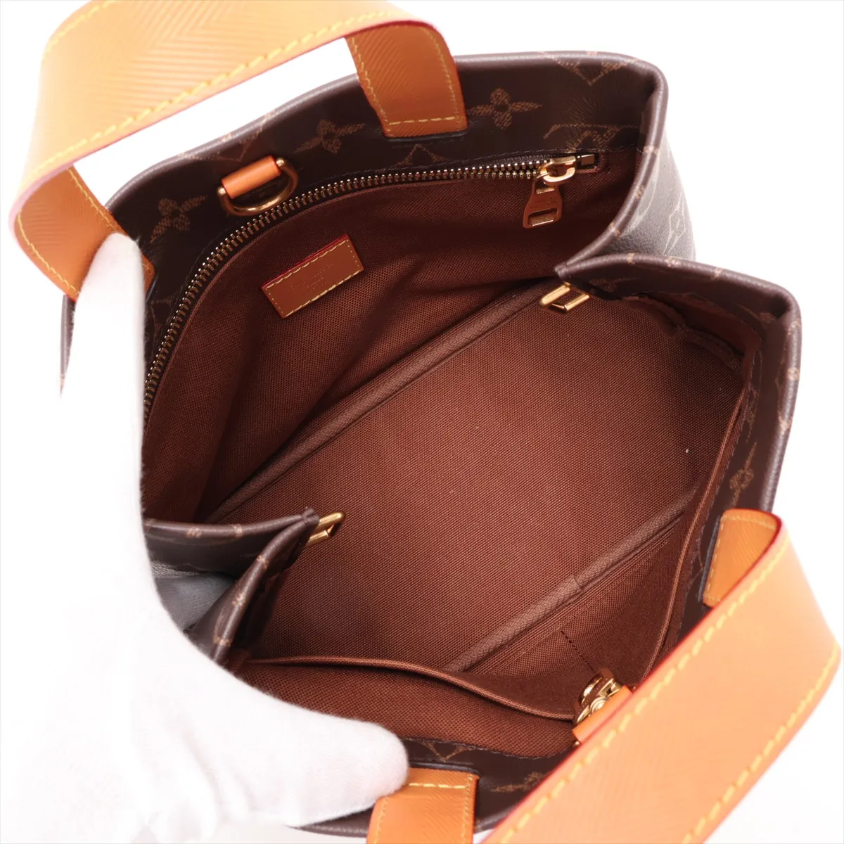 LV Packaging Shopper Tote MINI M27019 Brown (RFID detected) — view 8