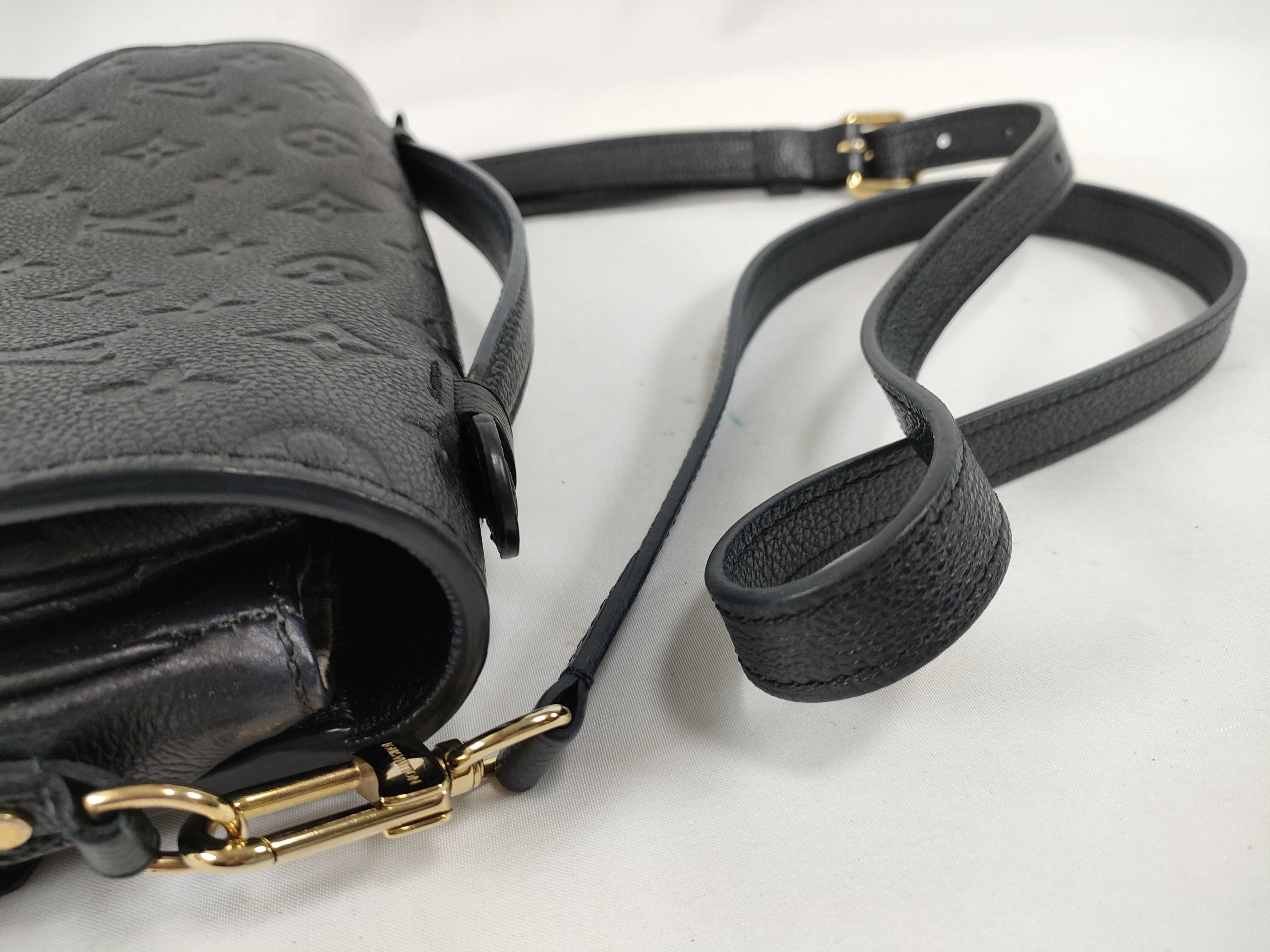 Monogram Empreinte Black Monogram Empreinte Leather Pochette Metis MM Handbag — view 6