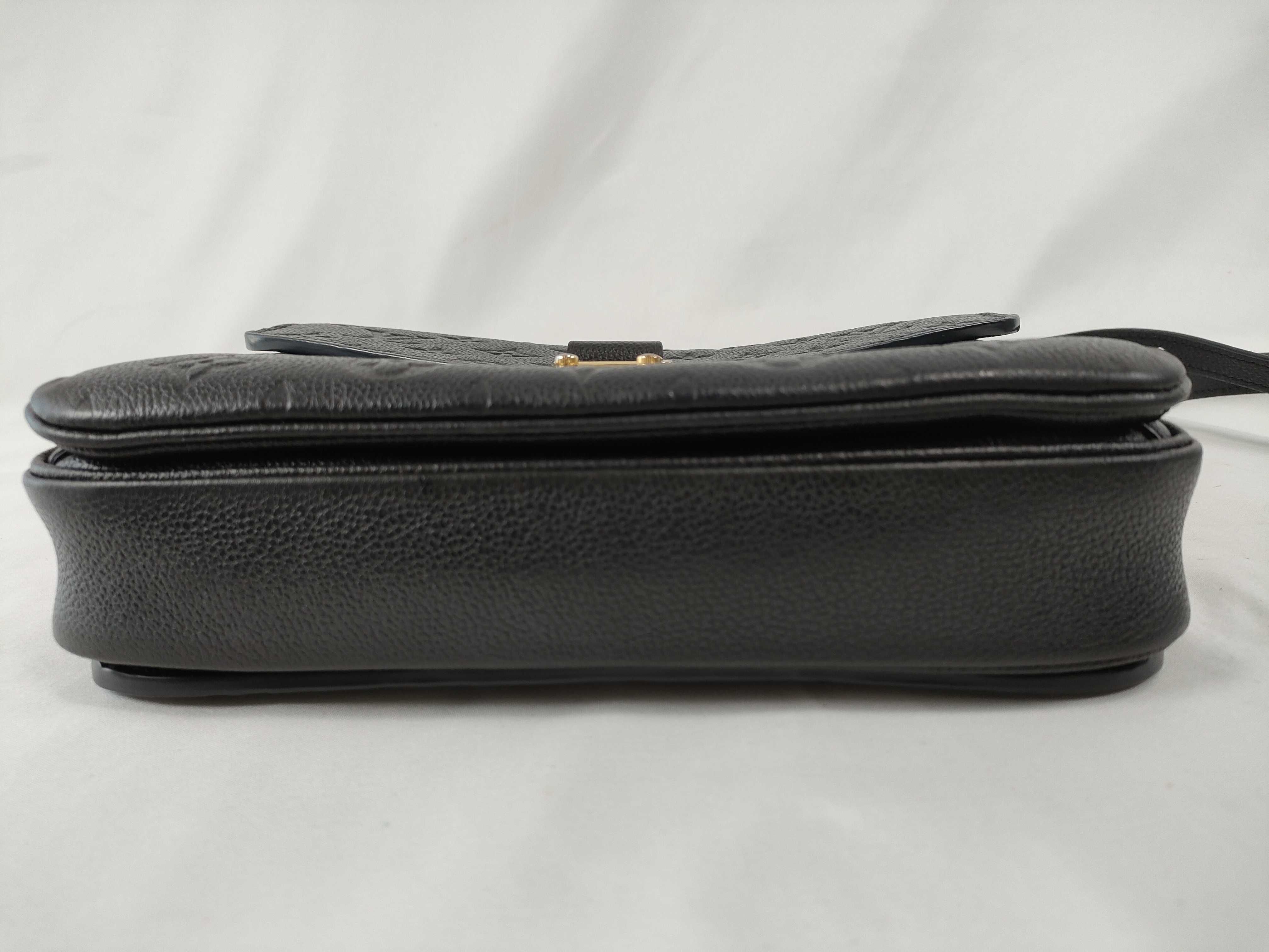 Monogram Empreinte Black Monogram Empreinte Leather Pochette Metis MM Handbag — view 8