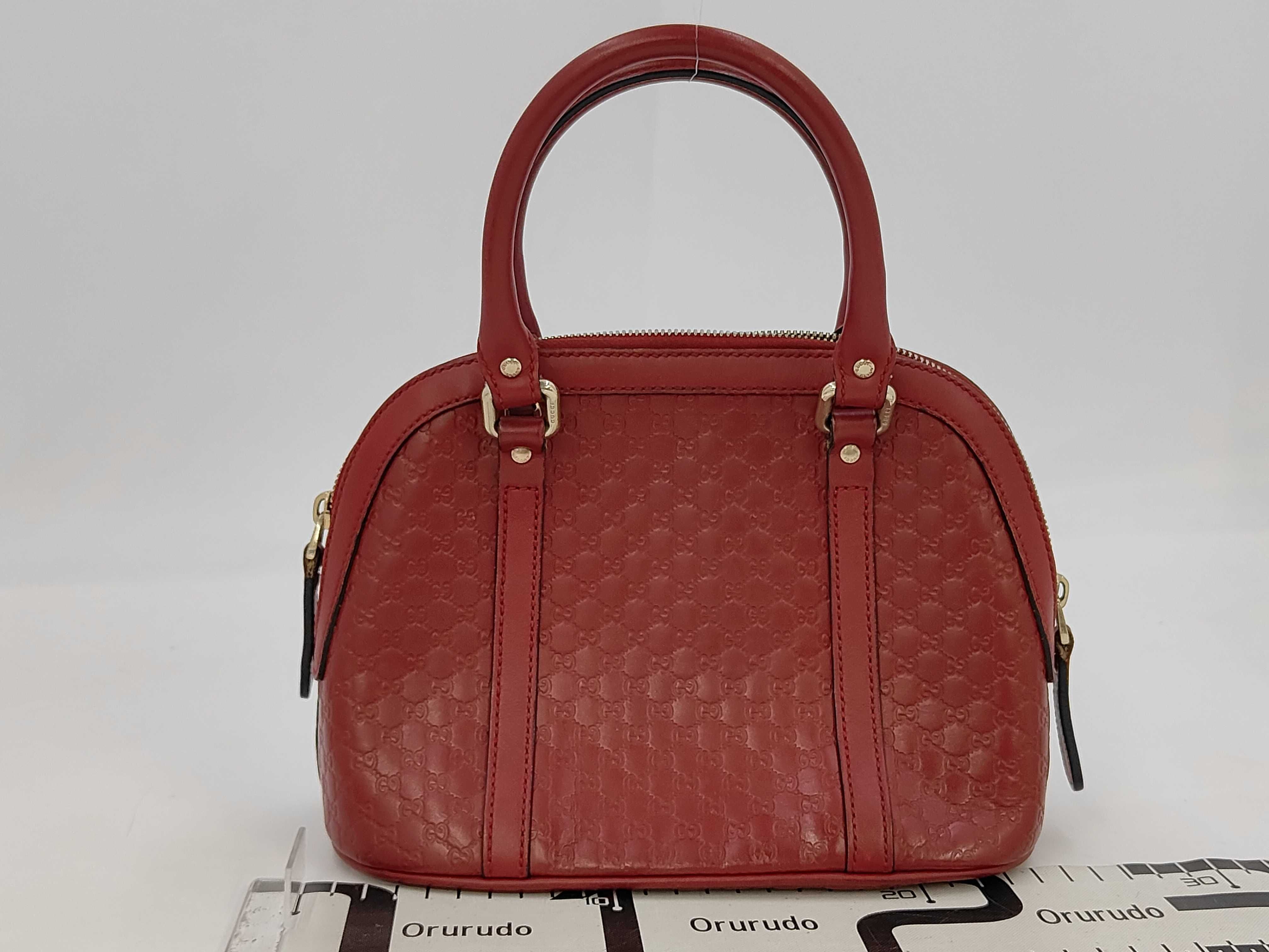 Micro GG 2-Way Red Handbag — view 2