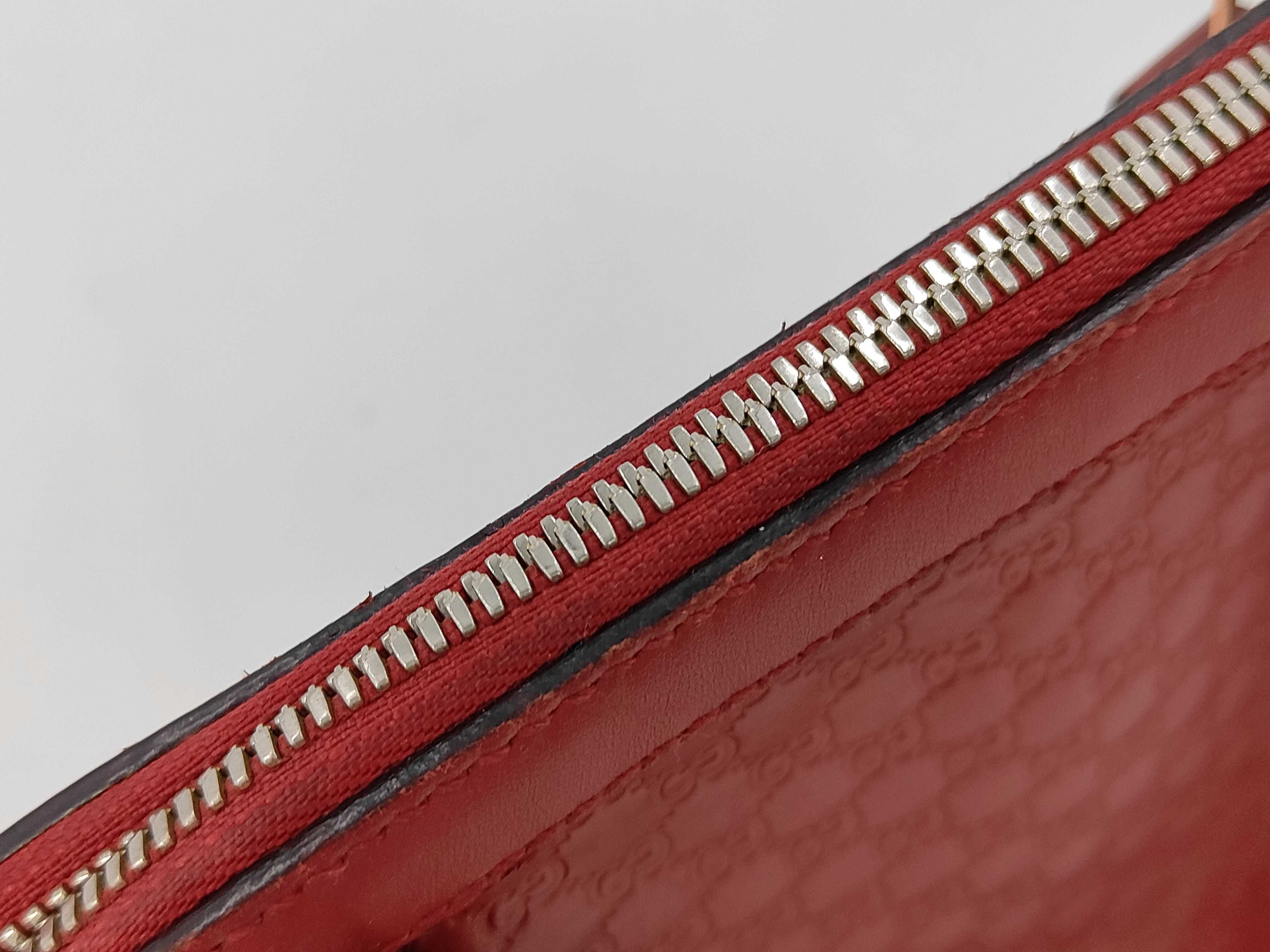 Micro GG 2-Way Red Handbag — view 11
