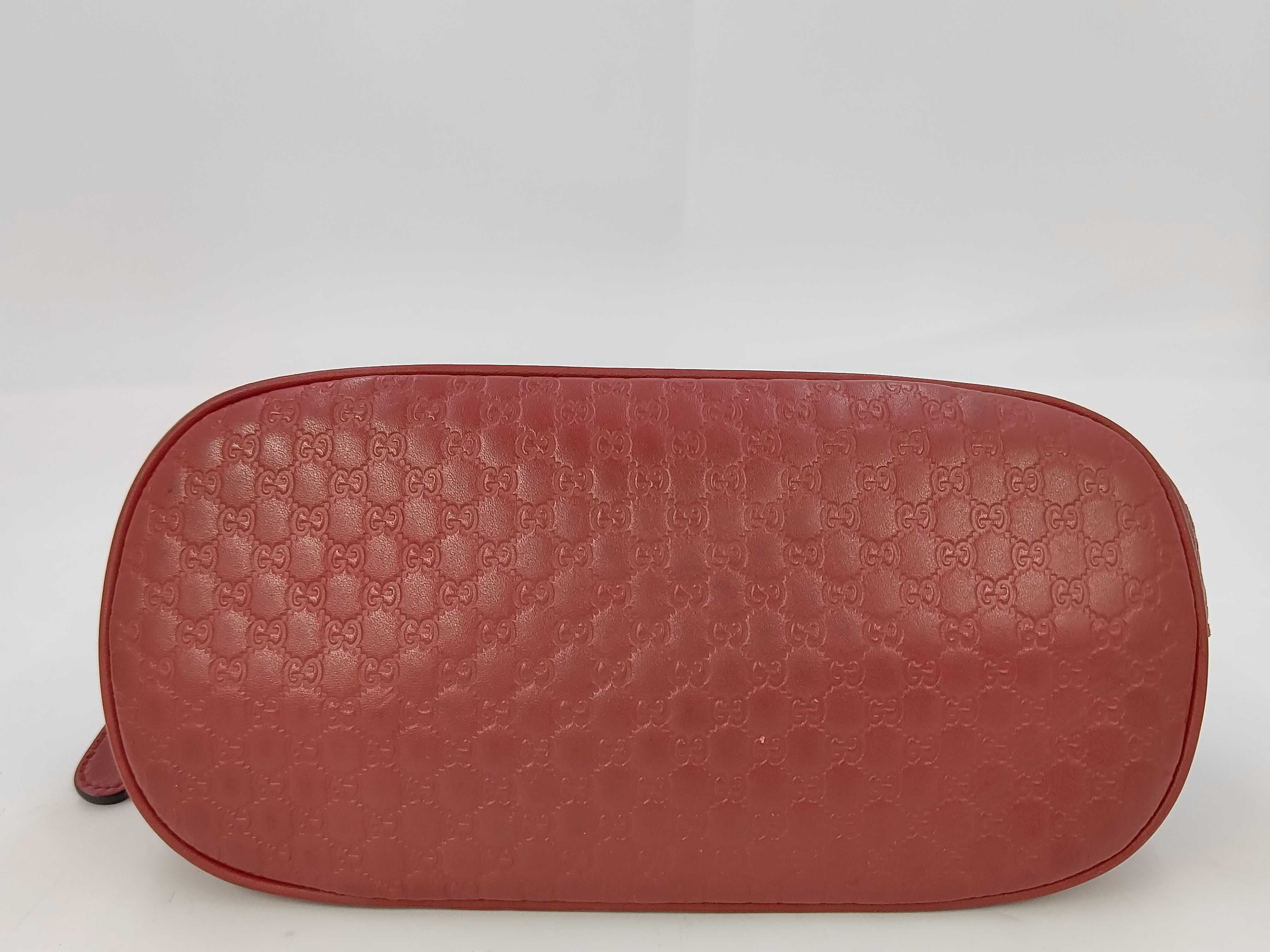 Micro GG 2-Way Red Handbag — view 4