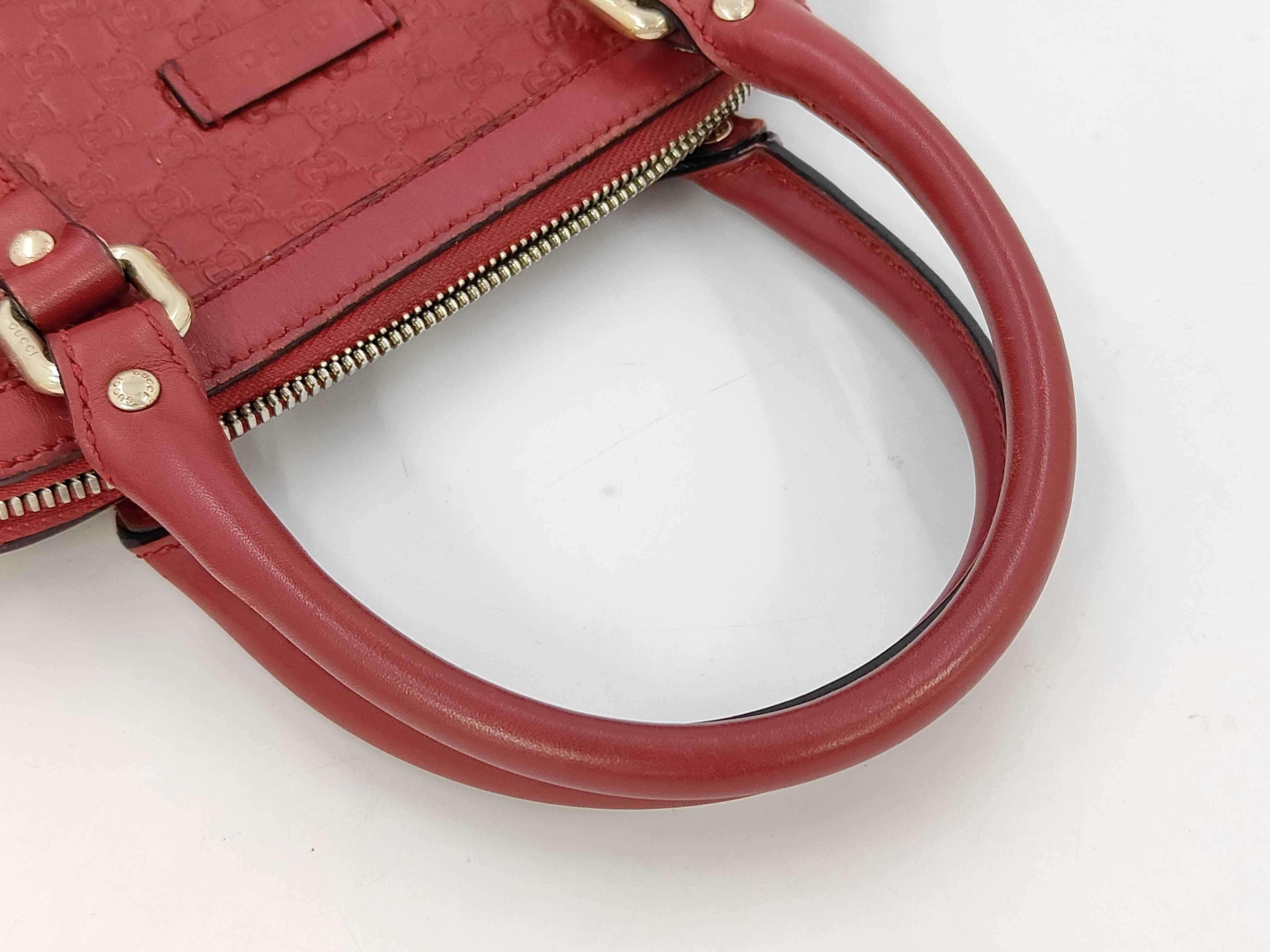 Micro GG 2-Way Red Handbag — view 5