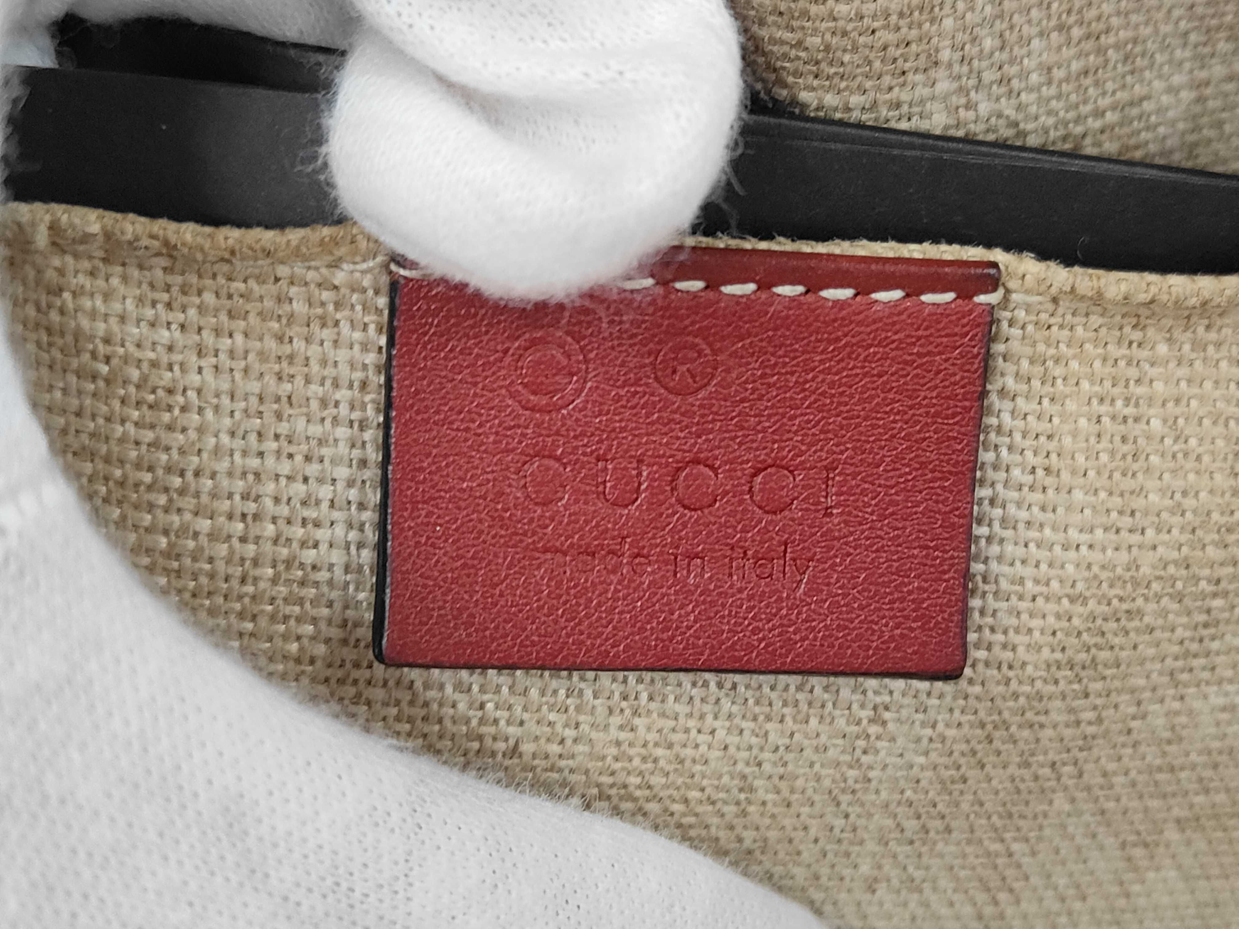 Micro GG 2-Way Red Handbag — view 9