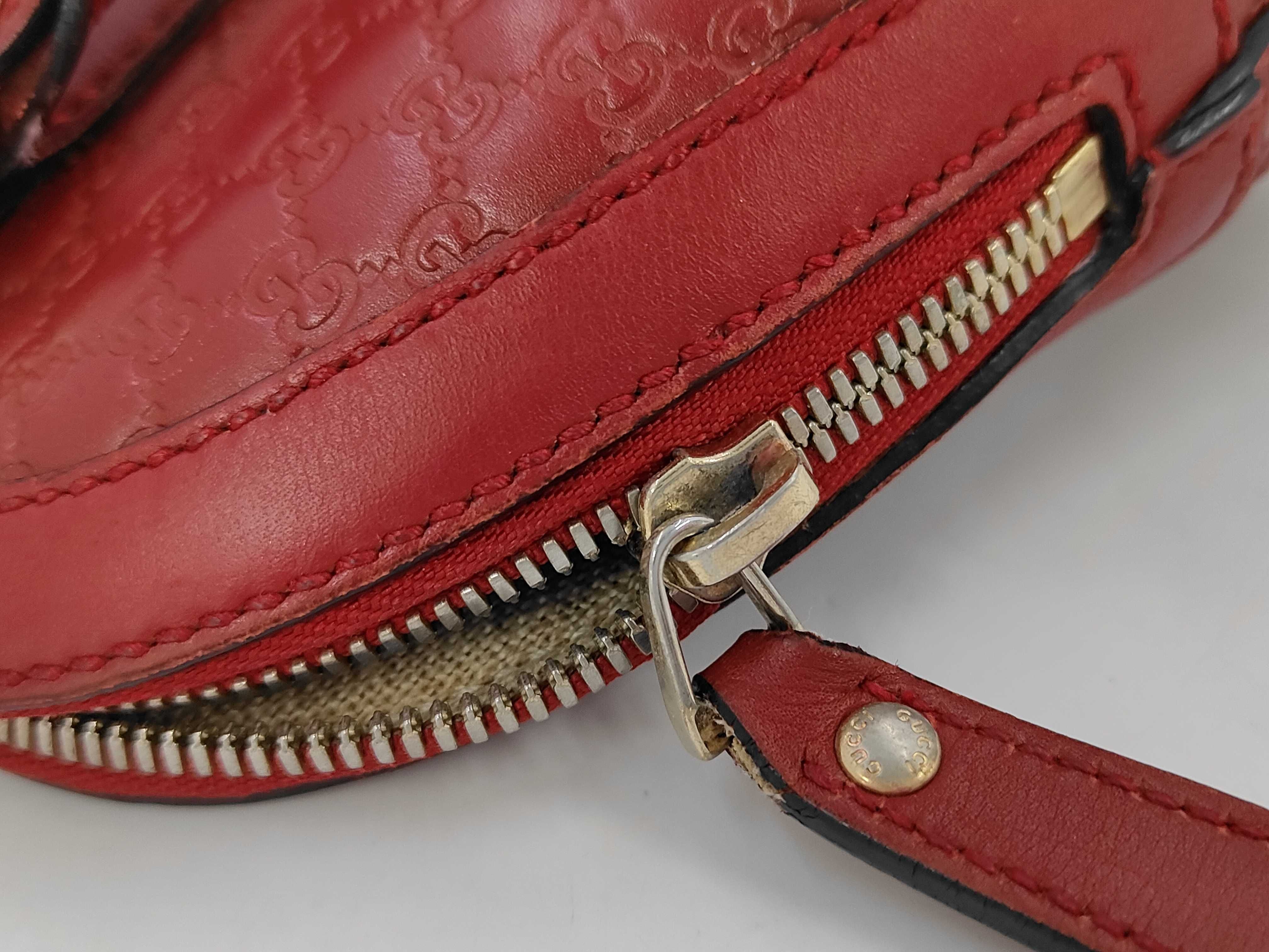 Micro GG 2-Way Red Handbag — view 10