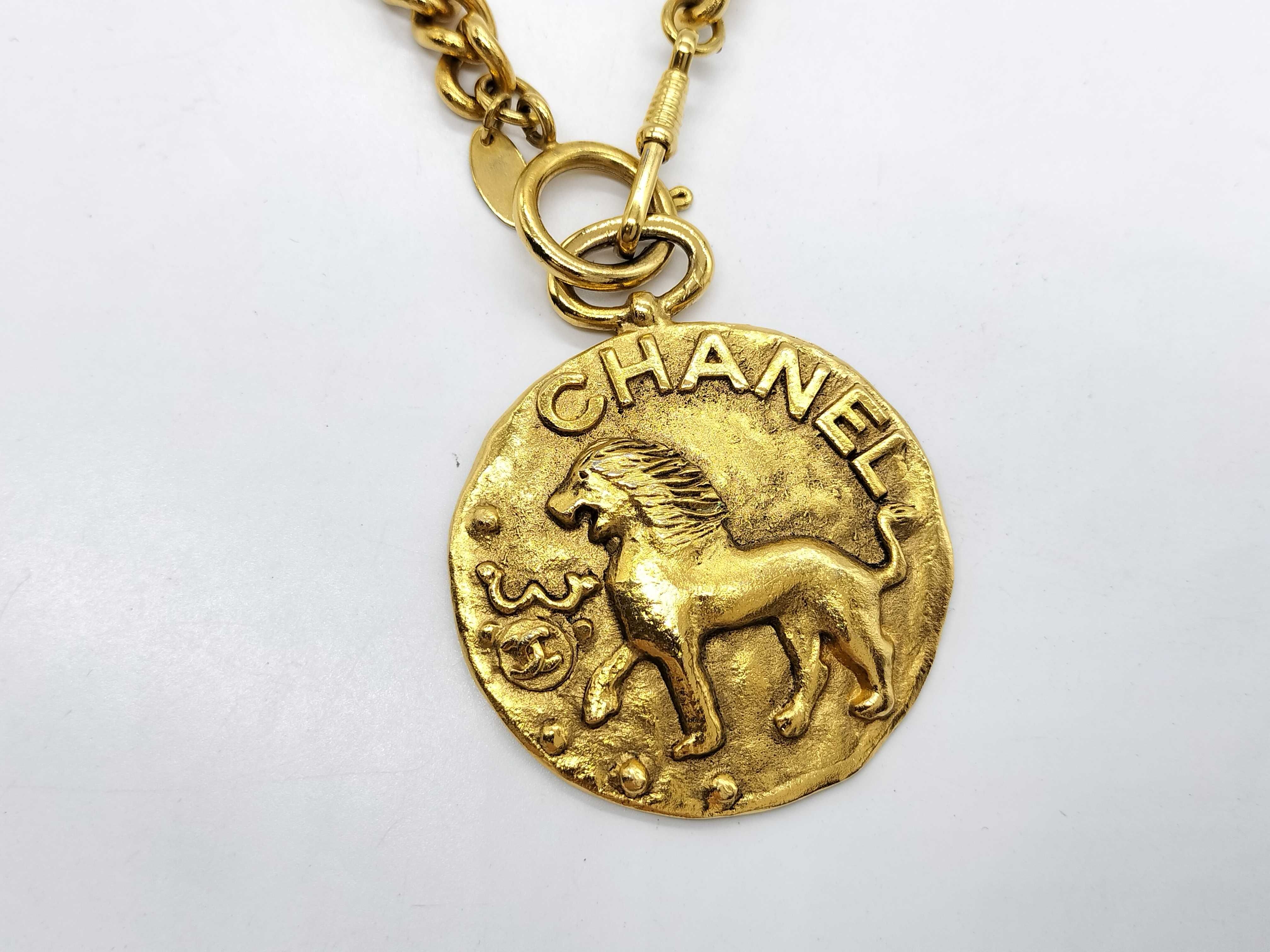 Lion Medal Necklace — view 2