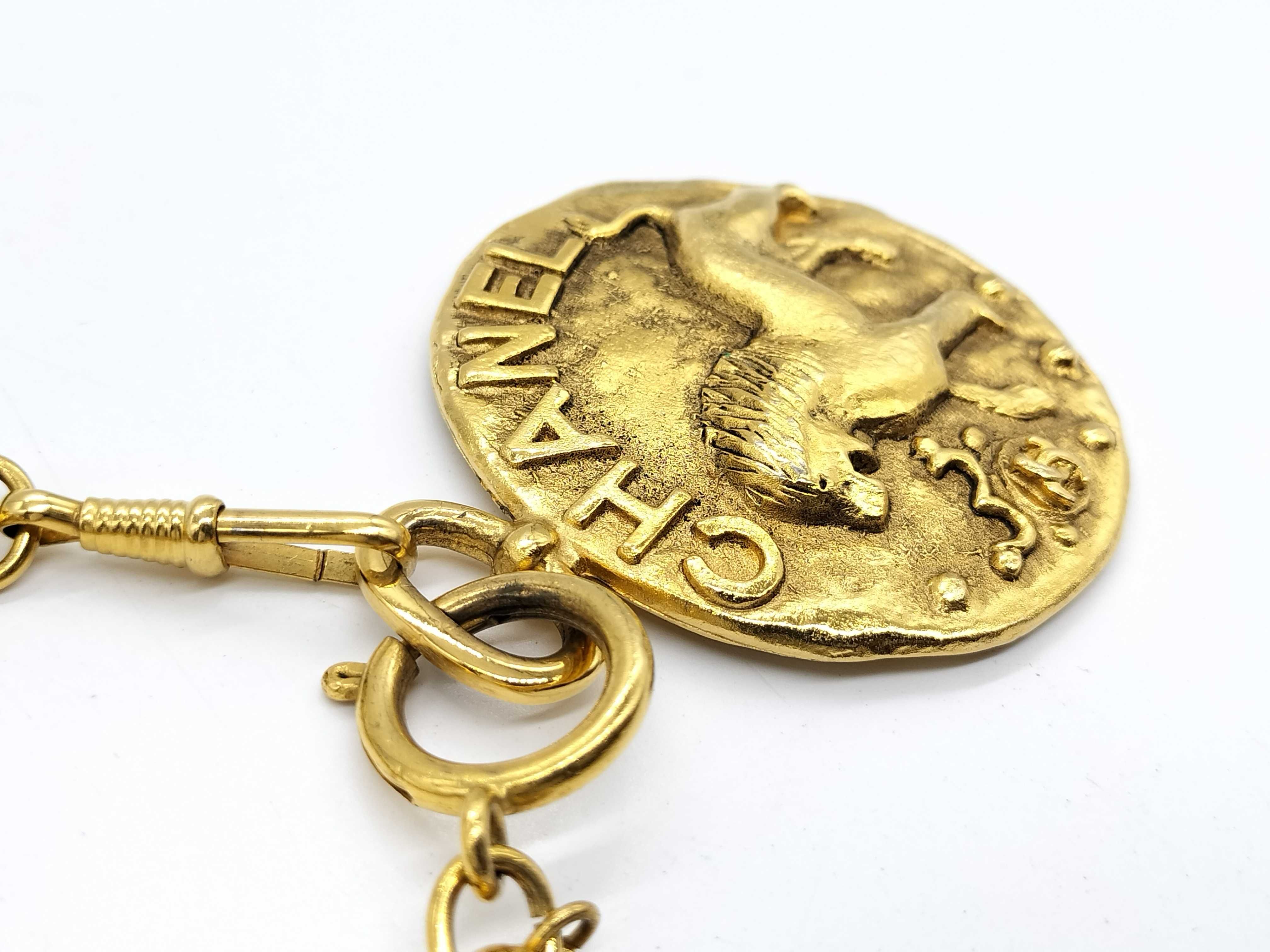 Lion Medal Necklace — view 4