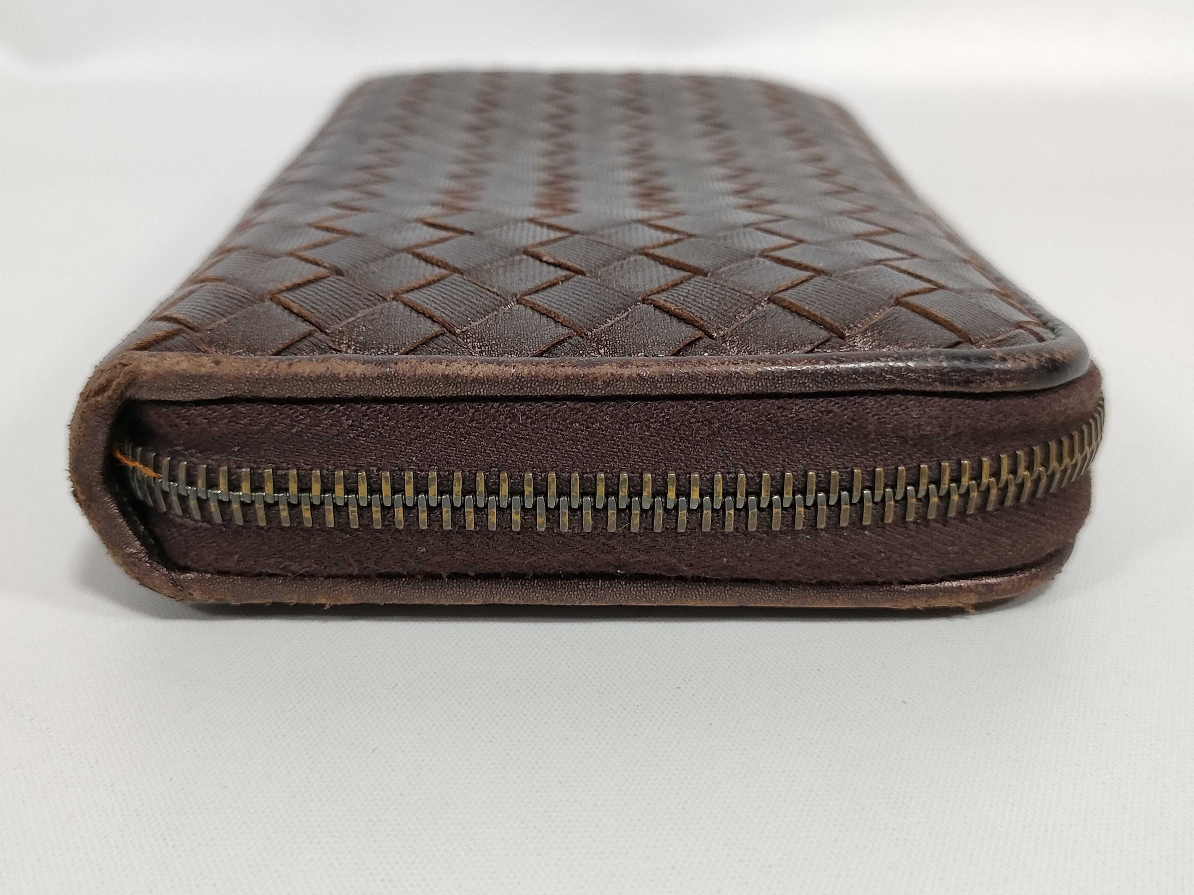 Intrecciato Wallet, Brown Wallet — view 3
