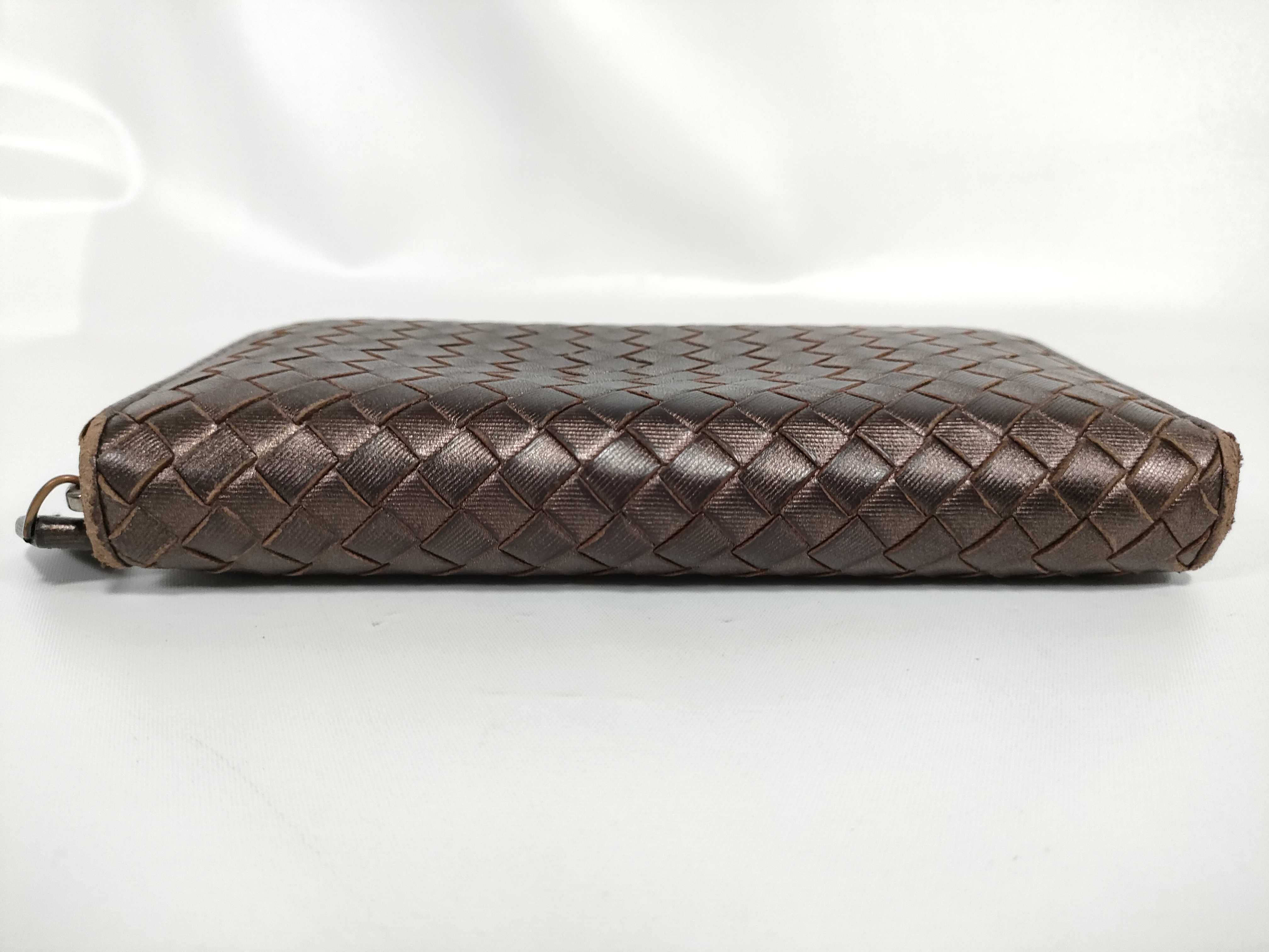 Intrecciato Wallet, Brown Wallet — view 5