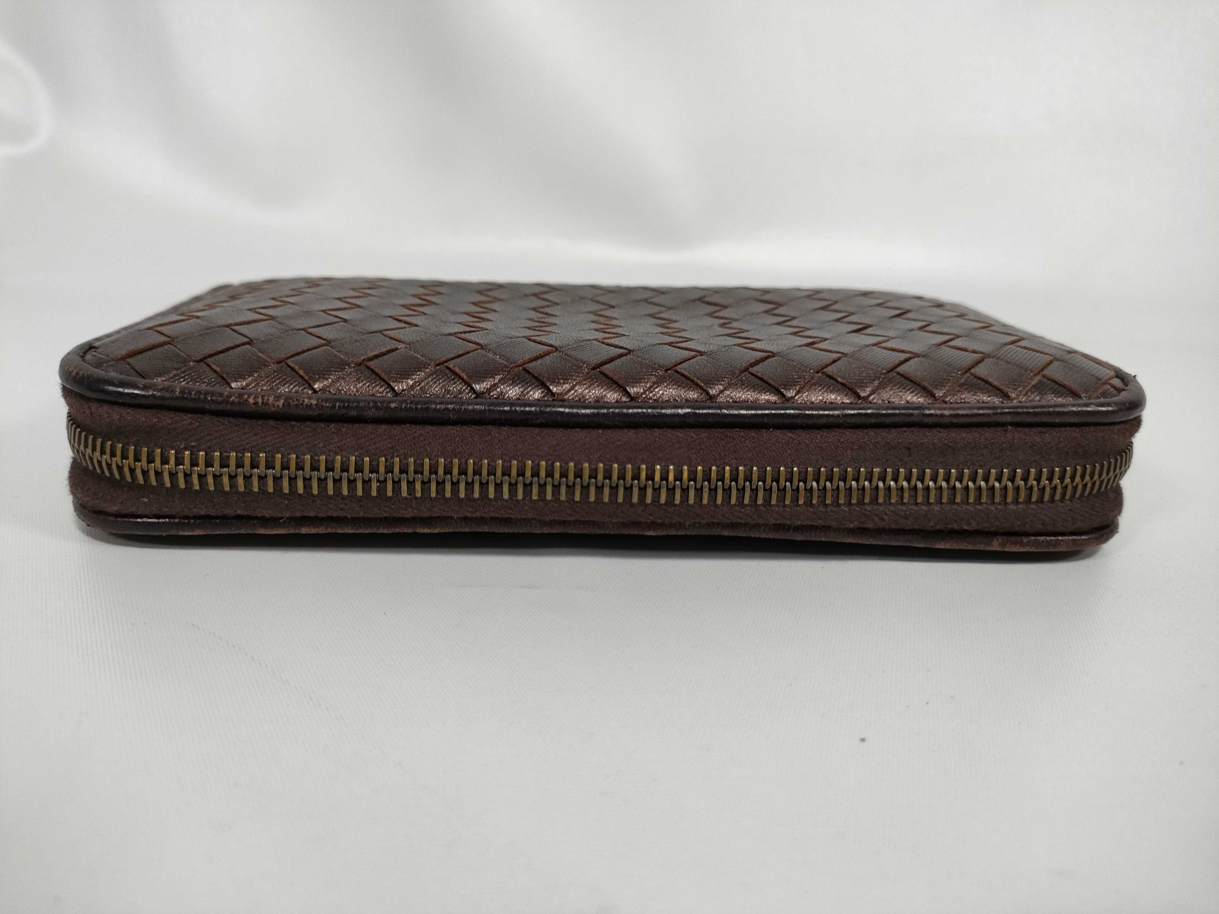 Intrecciato Wallet, Brown Wallet — view 7