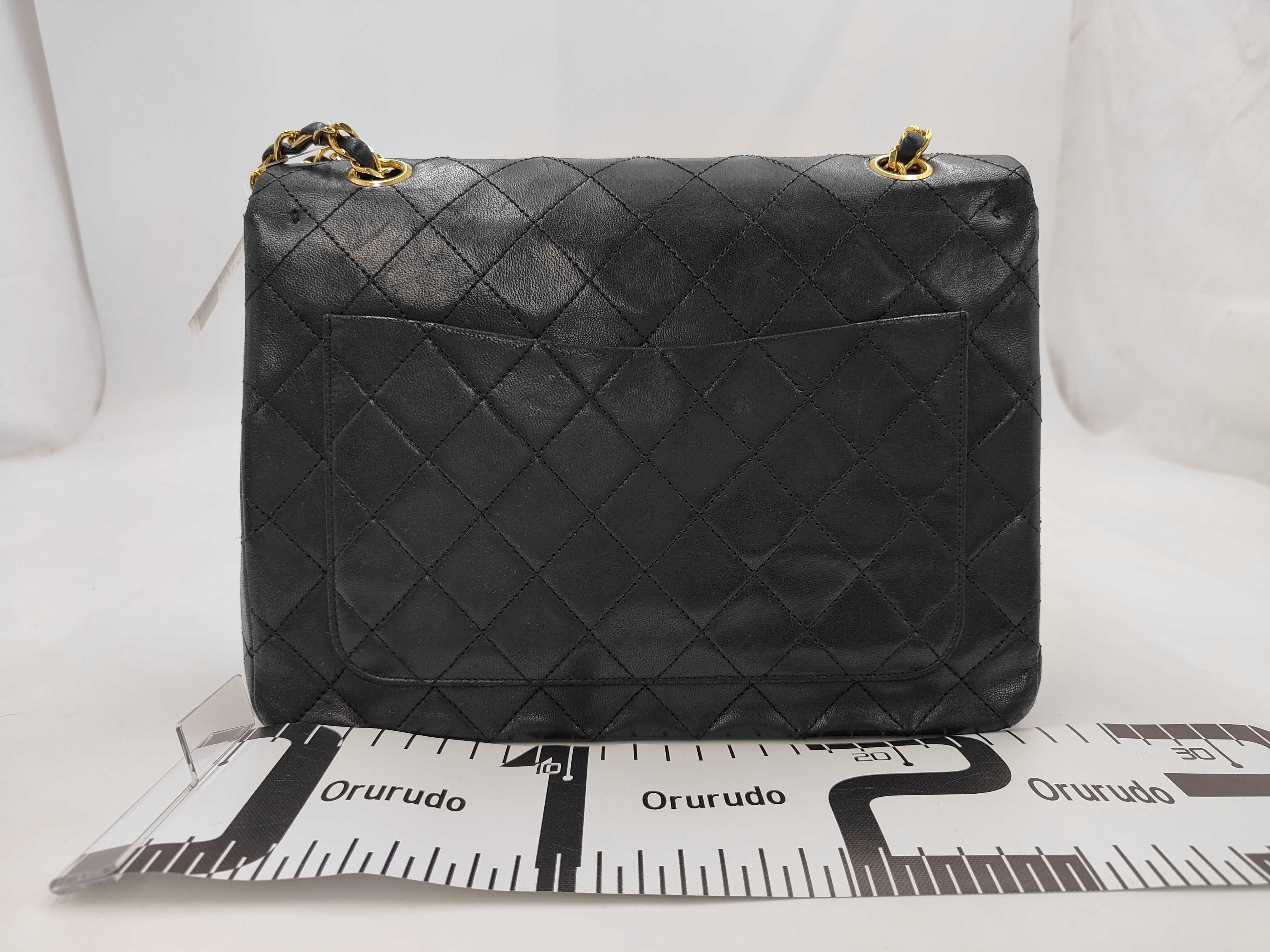 Lambskin Matelassé Double Flap 25 Chain Shoulder Bag (Serial Number 0) — view 2