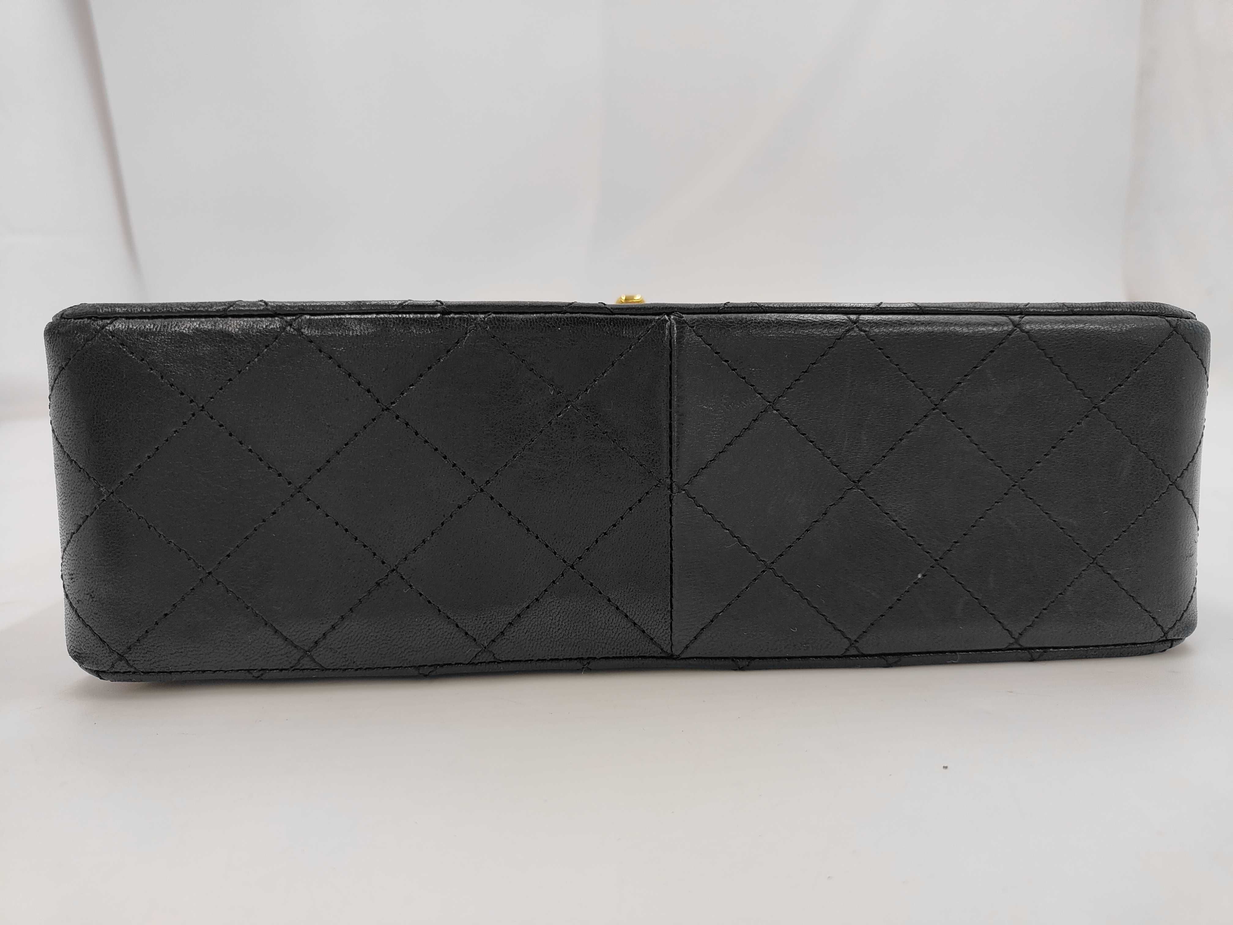 Lambskin Matelassé Double Flap 25 Chain Shoulder Bag (Serial Number 0) — view 10