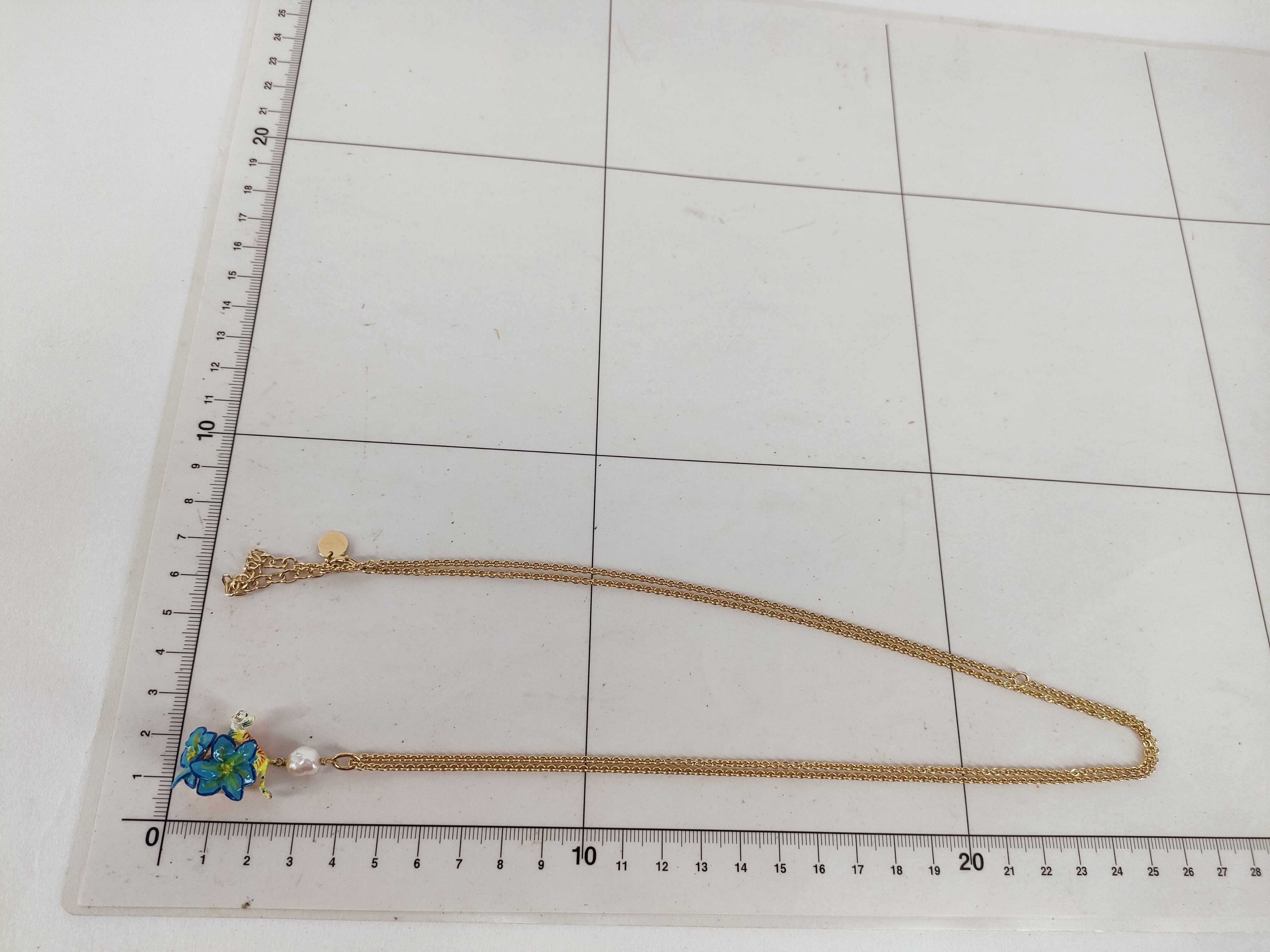 Toile de Jouy Voyage Tiger Flower Long Necklace — view 10