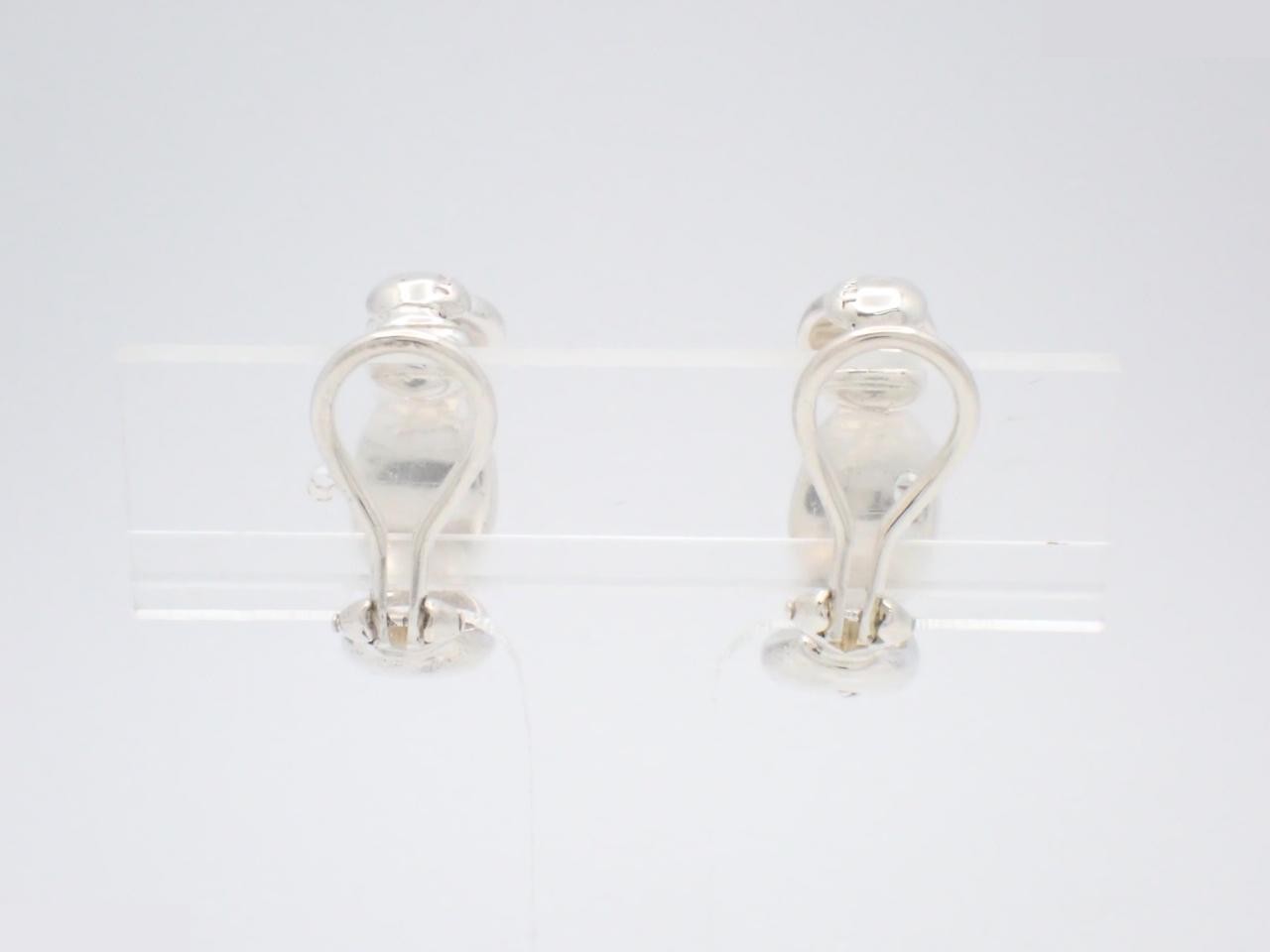 hoop earrings, 925 sterling silver, 12.5g, logo, height 2.2cm — view 2