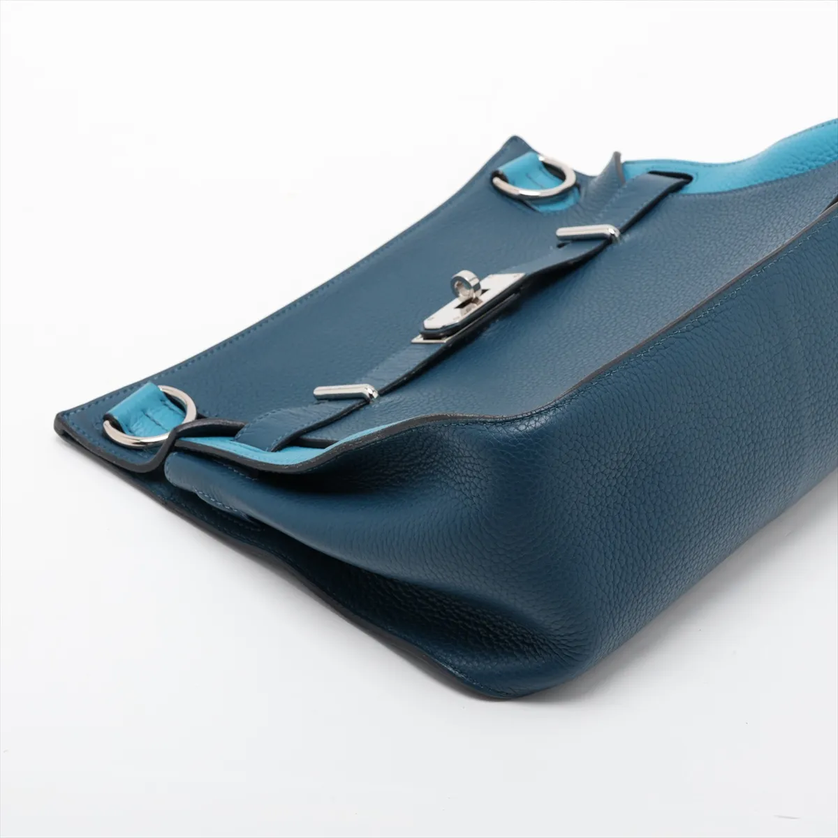 Jypsiere 28 Eclat Taurillon Clemence Cobalt x Blue Izmir Silver Hardware R: 2014 — view 4