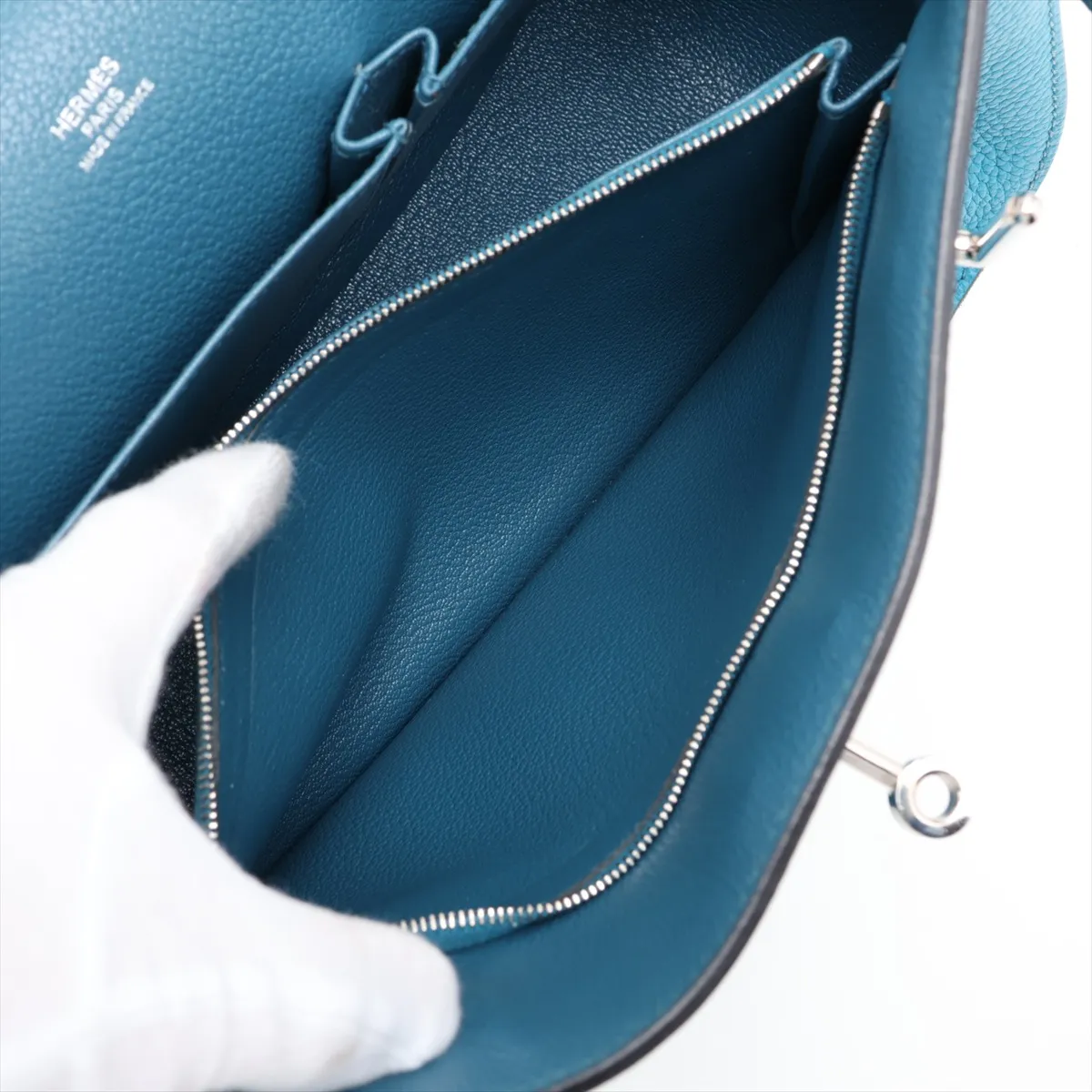Jypsiere 28 Eclat Taurillon Clemence Cobalt x Blue Izmir Silver Hardware R: 2014 — view 7