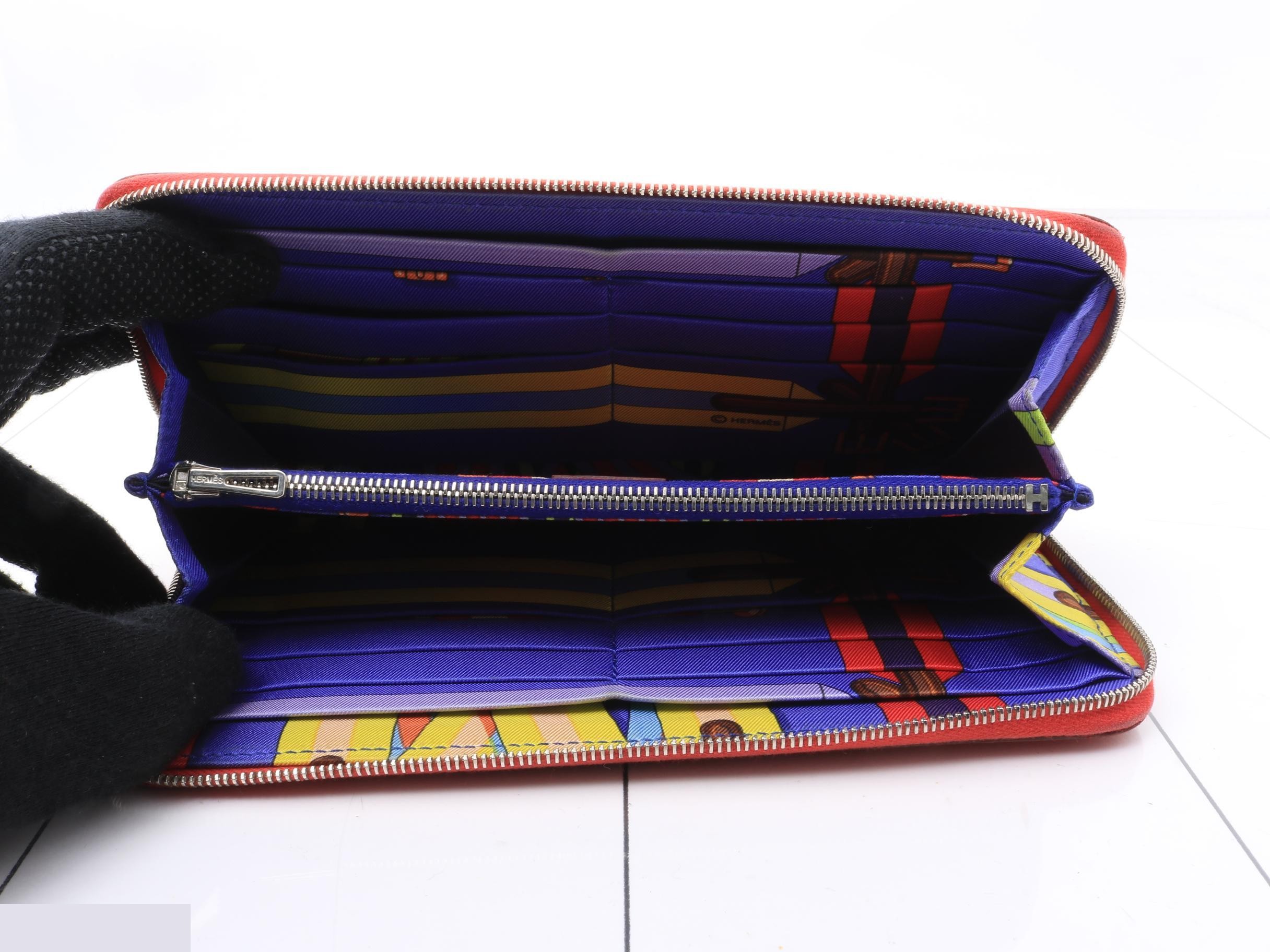 Azap Silk In R stamp HERMES wallet — view 4