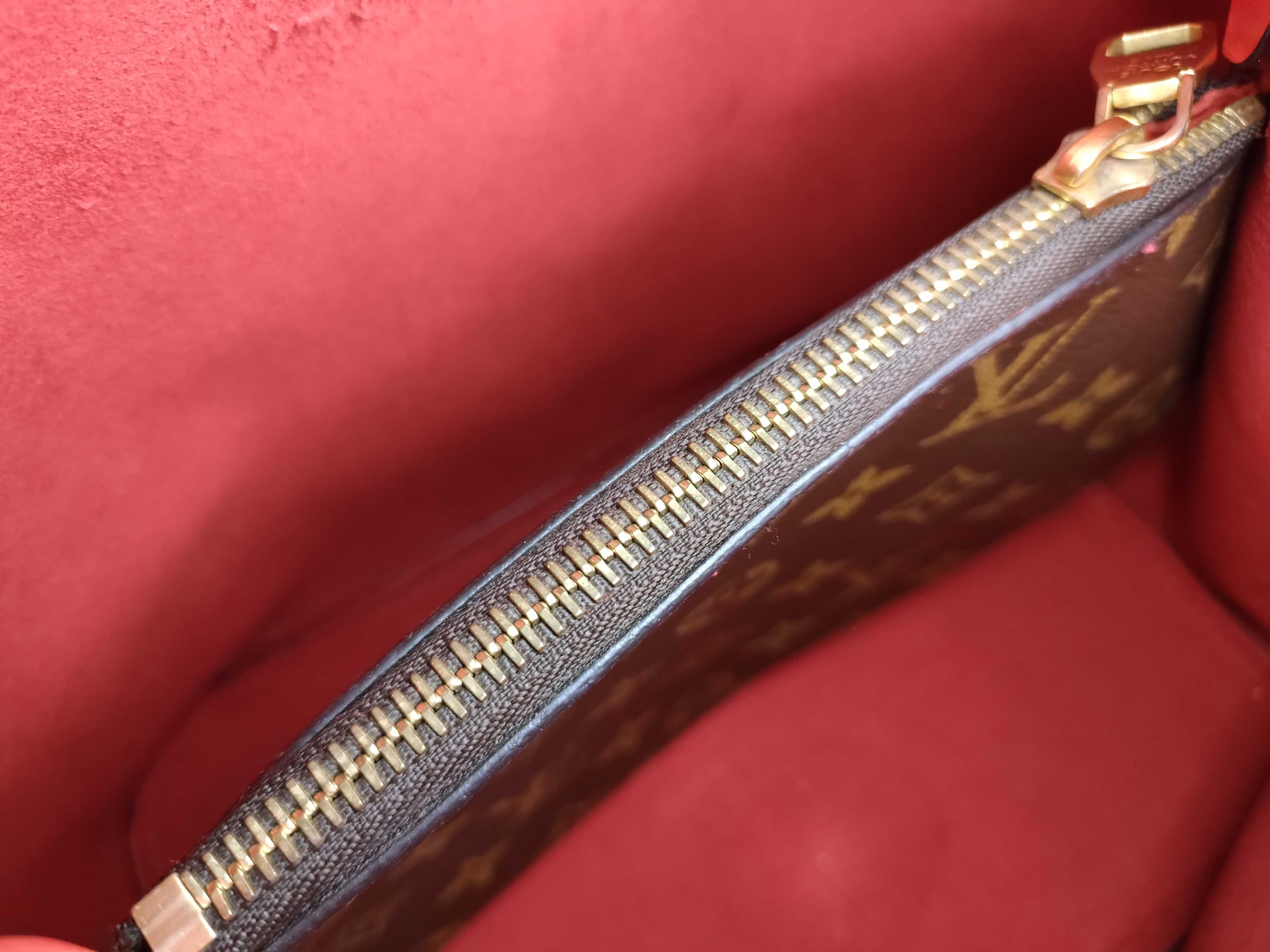 Monogram Louis Vuitton Bucket Shoulder Bag — view 12