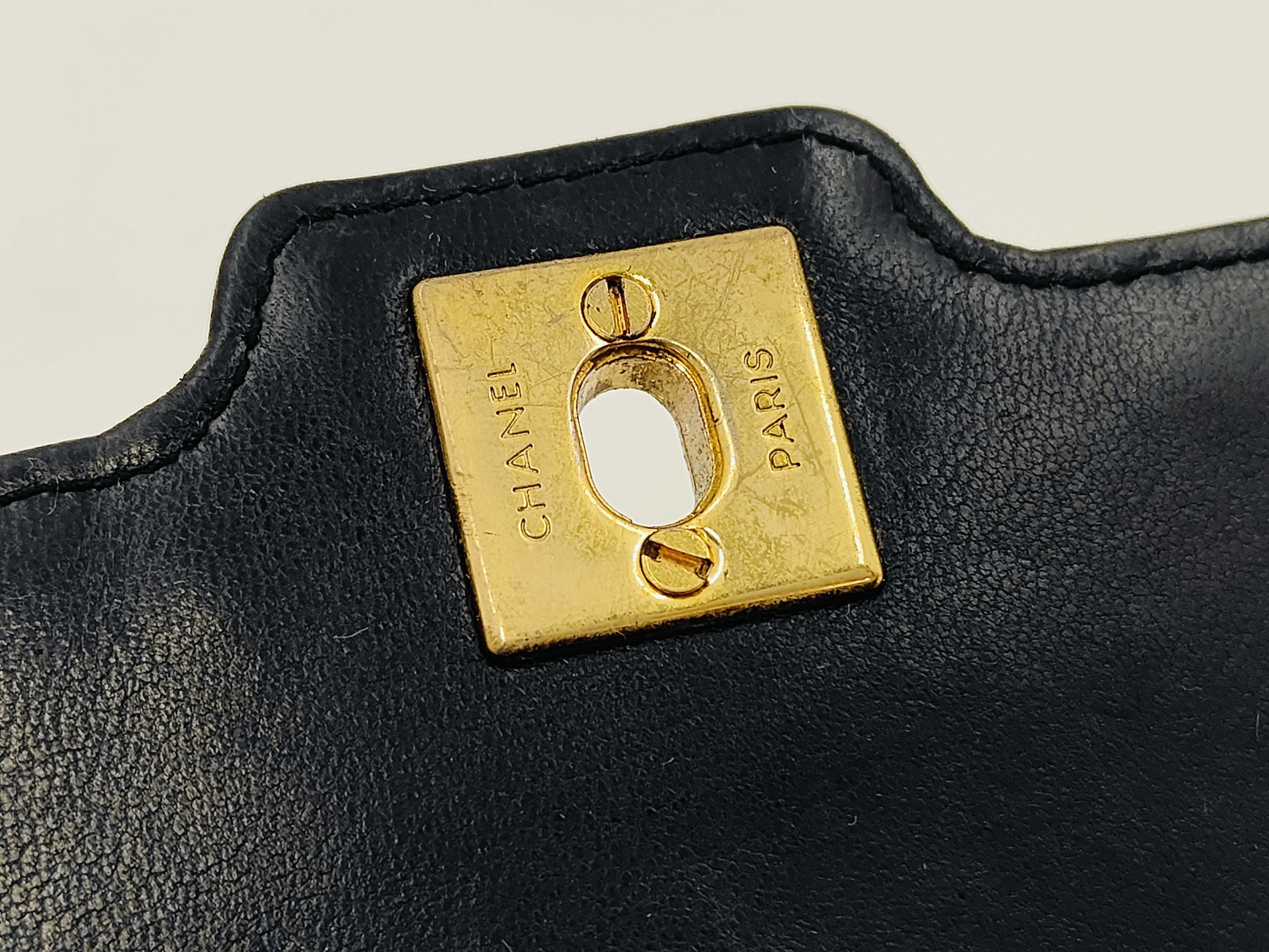Mini Matelassé Diana Black Shoulder Bag — view 11