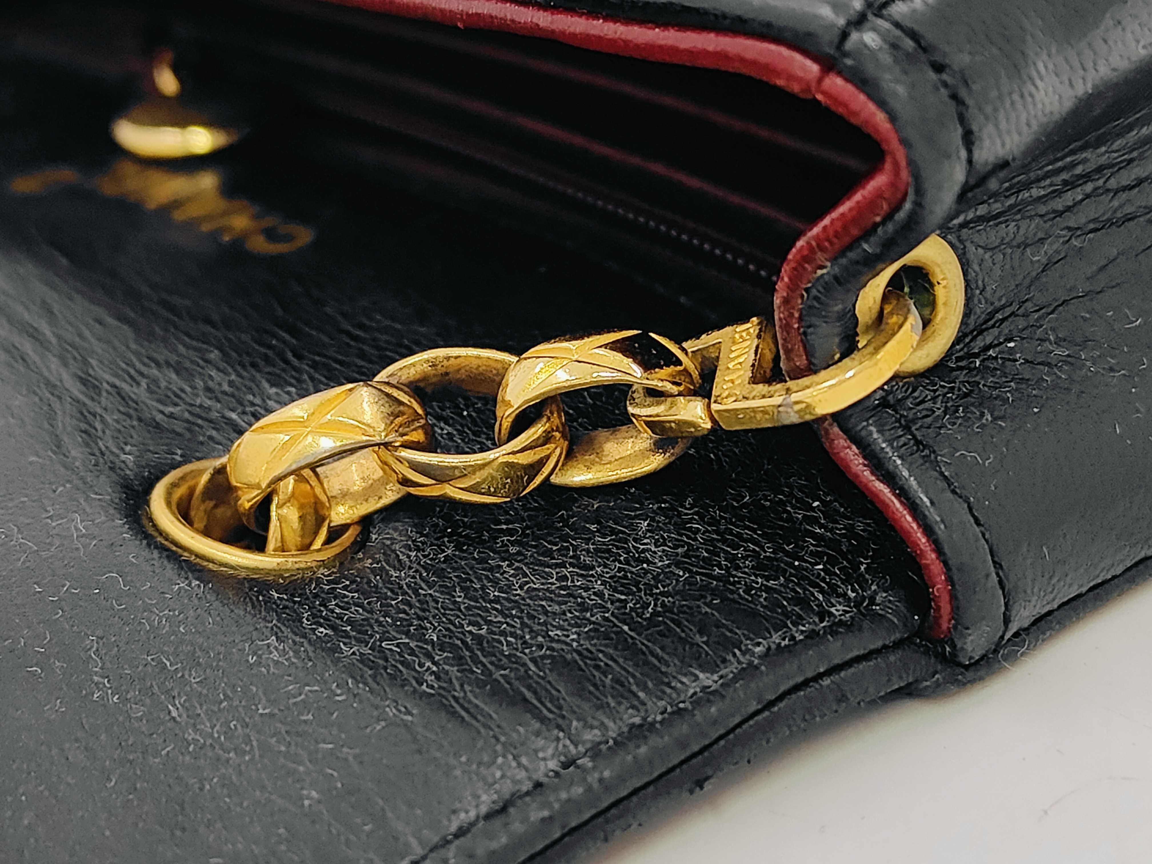 Mini Matelassé Diana Black Shoulder Bag — view 5
