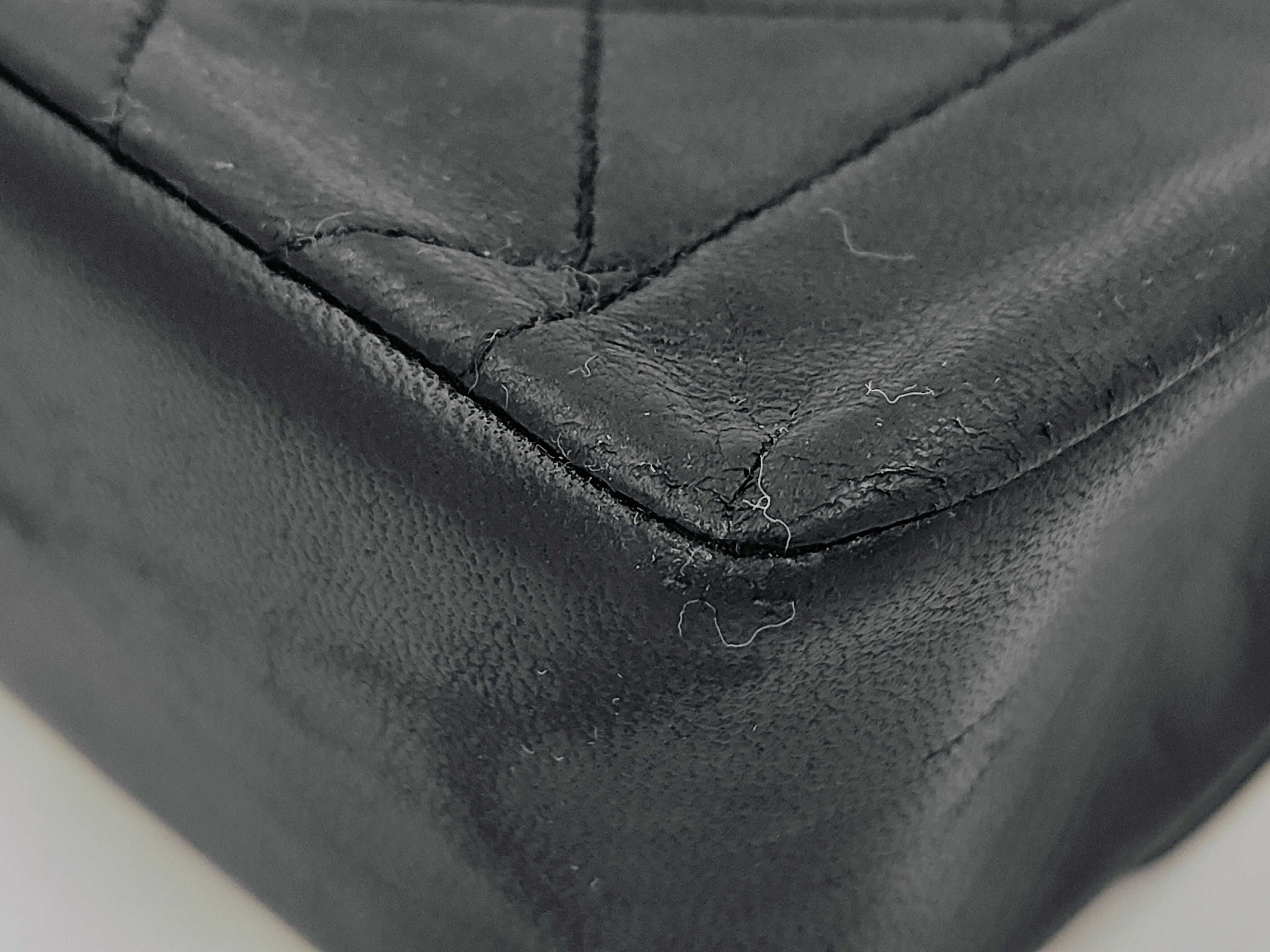 Mini Matelassé Diana Black Shoulder Bag — view 7