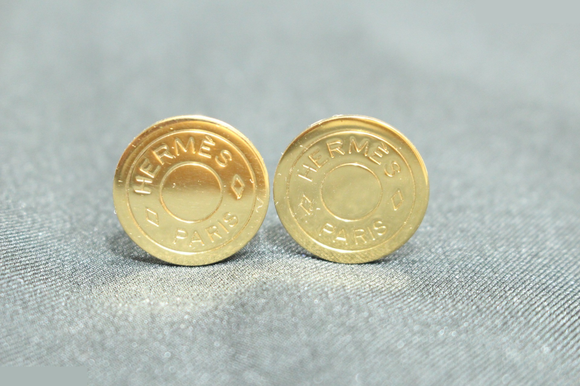 Sellier Earrings, Gold — view 2