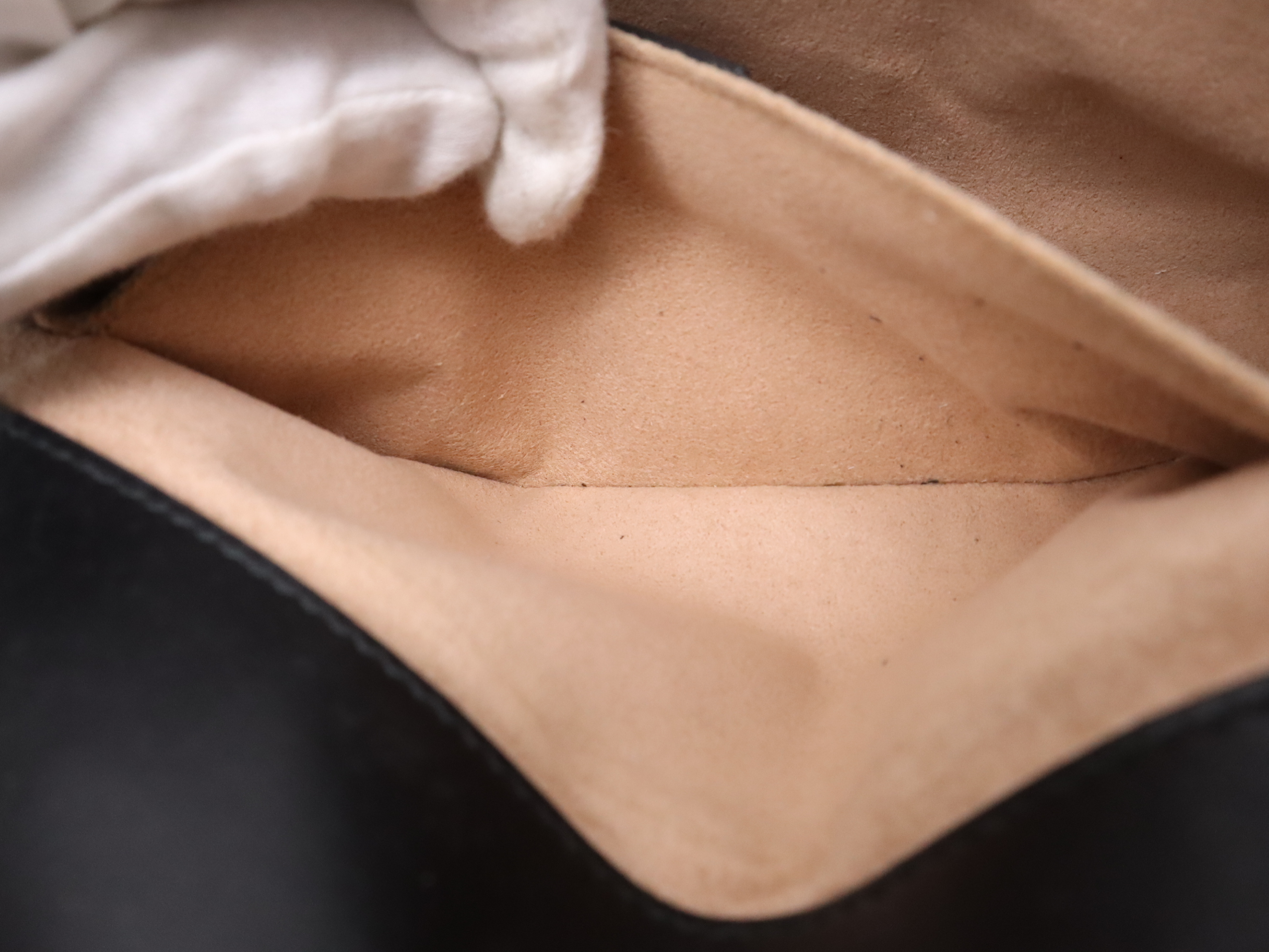 446744 Leather shoulder bag Black GD metal fittings Storage bag included Shoulder bag — view 11