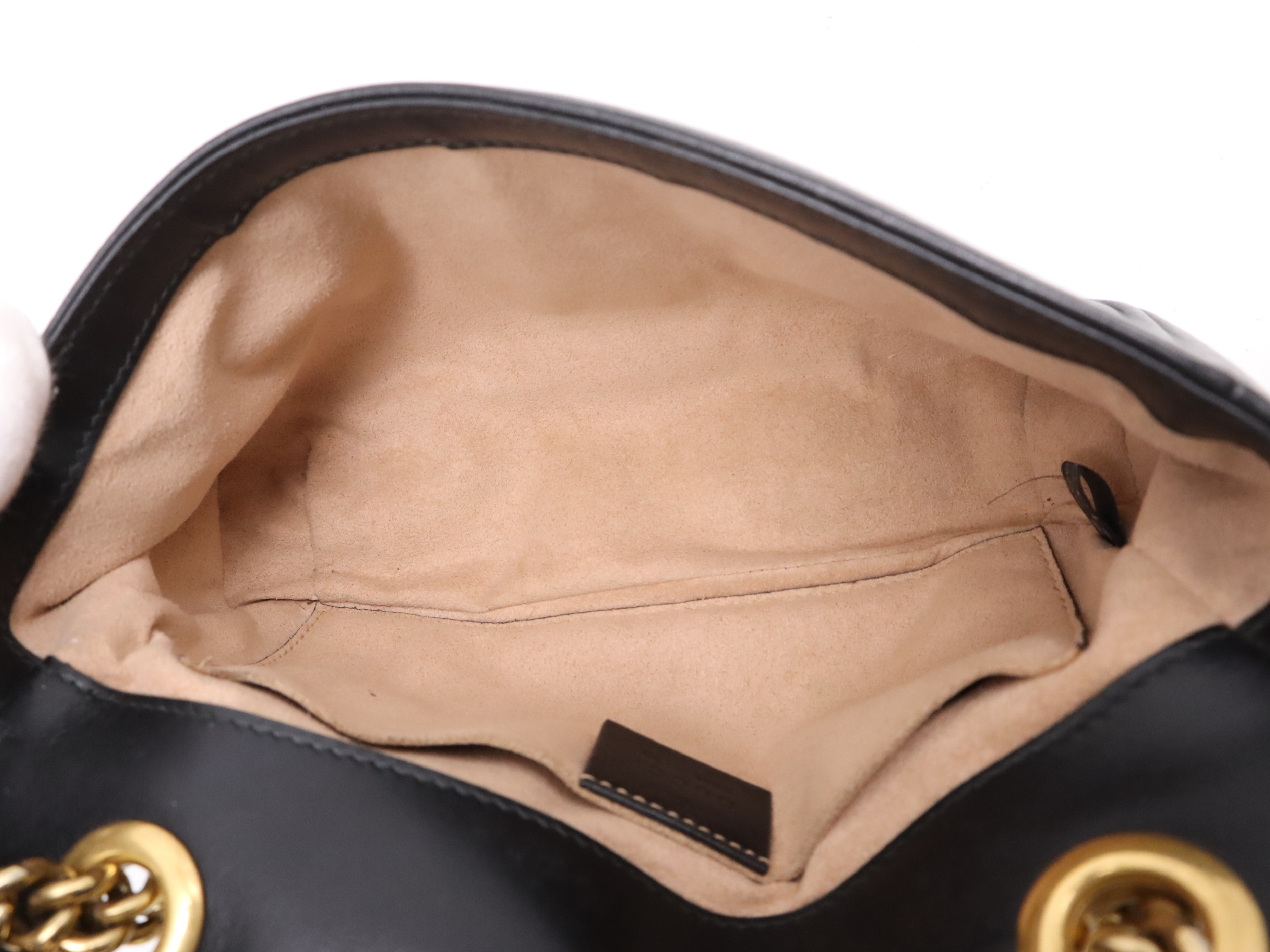446744 Leather shoulder bag Black GD metal fittings Storage bag included Shoulder bag — view 10