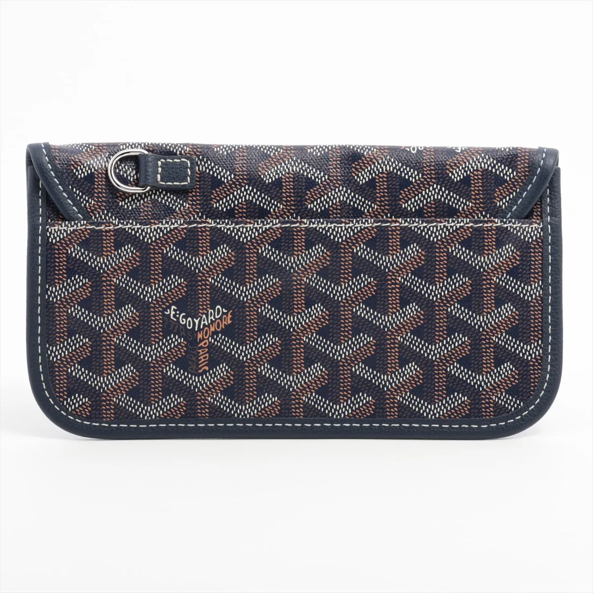Saint Louis PM PVC x Leather Pouch, Navy (Pouch only) — view 2
